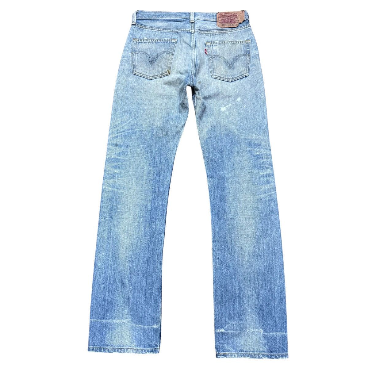 Levi's Levis 501 Distressed Jeans Size US 31 - 2 Thumbnail