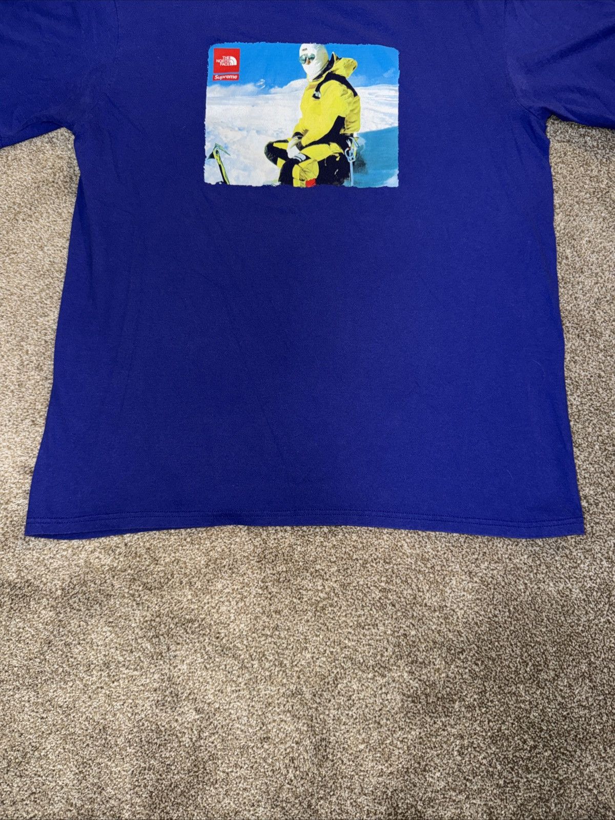 Supreme × The North Face Supreme X The North Face Ski Photo Tee Royal Size Medium Size US M / EU 48-50 / 2 - 2 Thumbnail