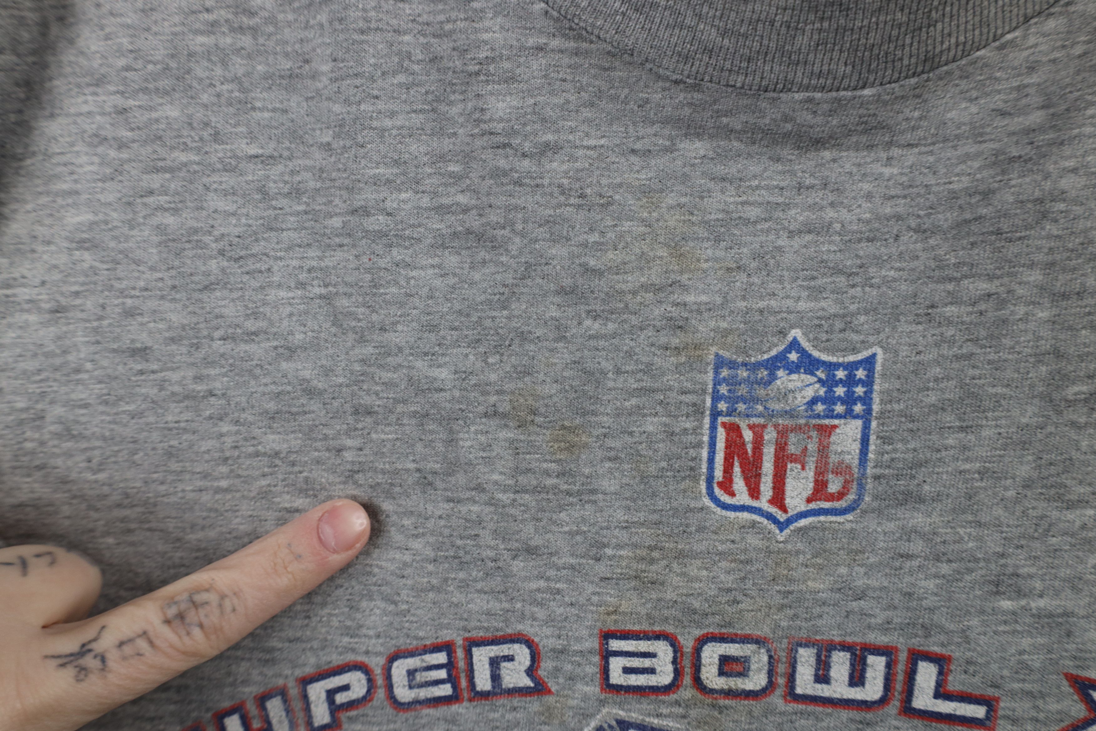 Reebok × Vintage Vintage Reebok Super Bowl XXXVI New England Patriots T-Shirt Size US XXL / EU 58 / 5 - 10 Thumbnail