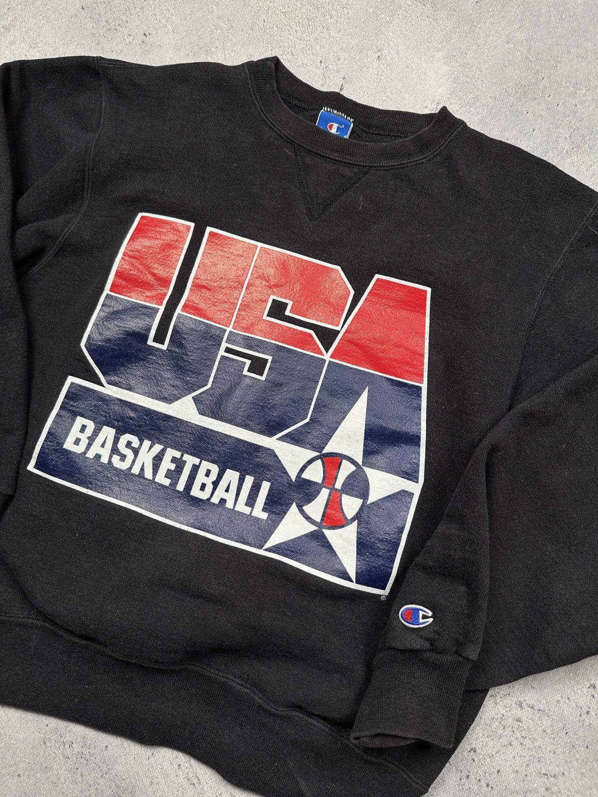 Champion Vintage 90’s USA Basketball Champion Reverse Weave Crewneck Size US L / EU 52-54 / 3 - 7 Thumbnail