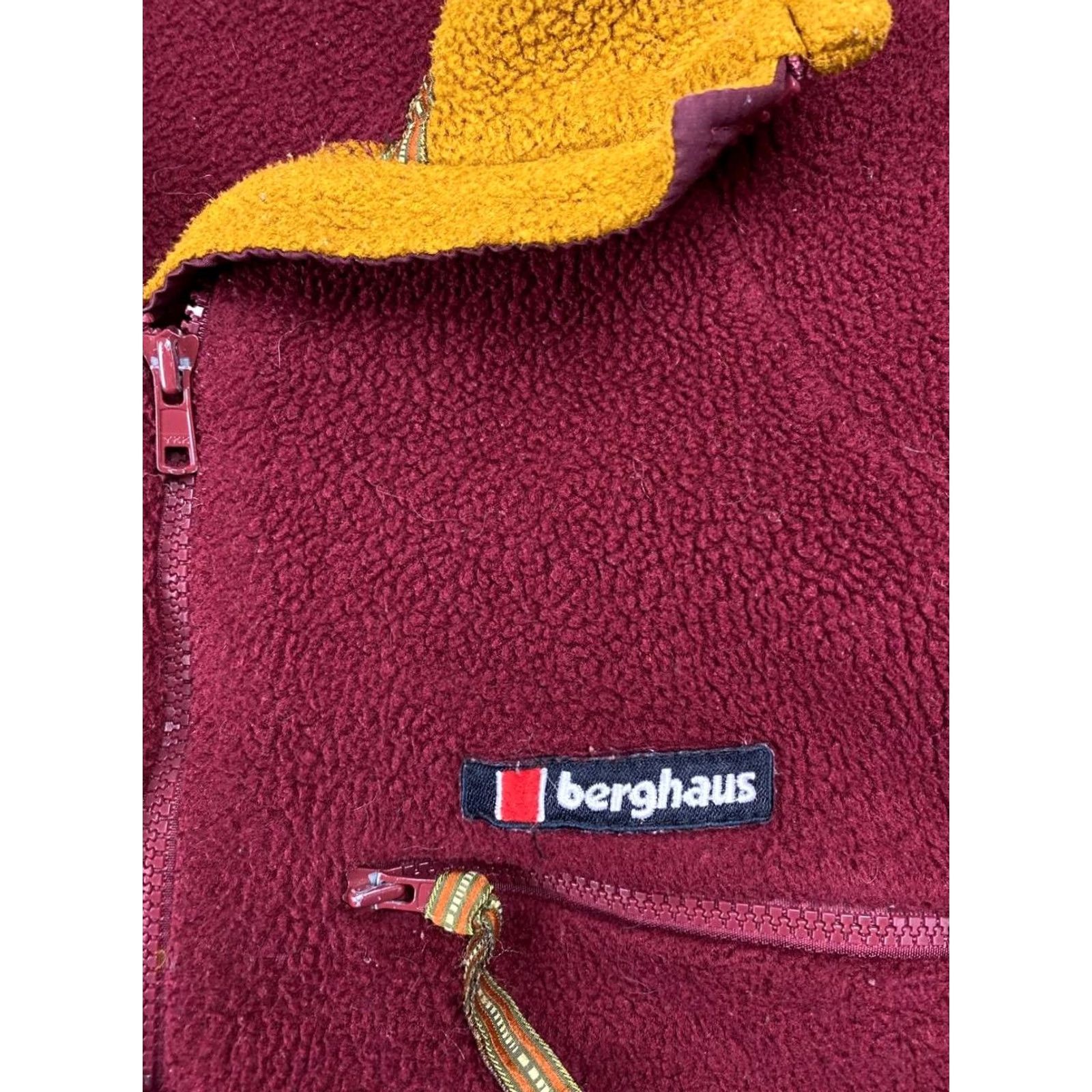 Berghaus VINTAGE Berghaus Fleece Jacket 90s Activity Polartec Full Zip Red Men Size M Size US M / EU 48-50 / 2 - 5 Thumbnail