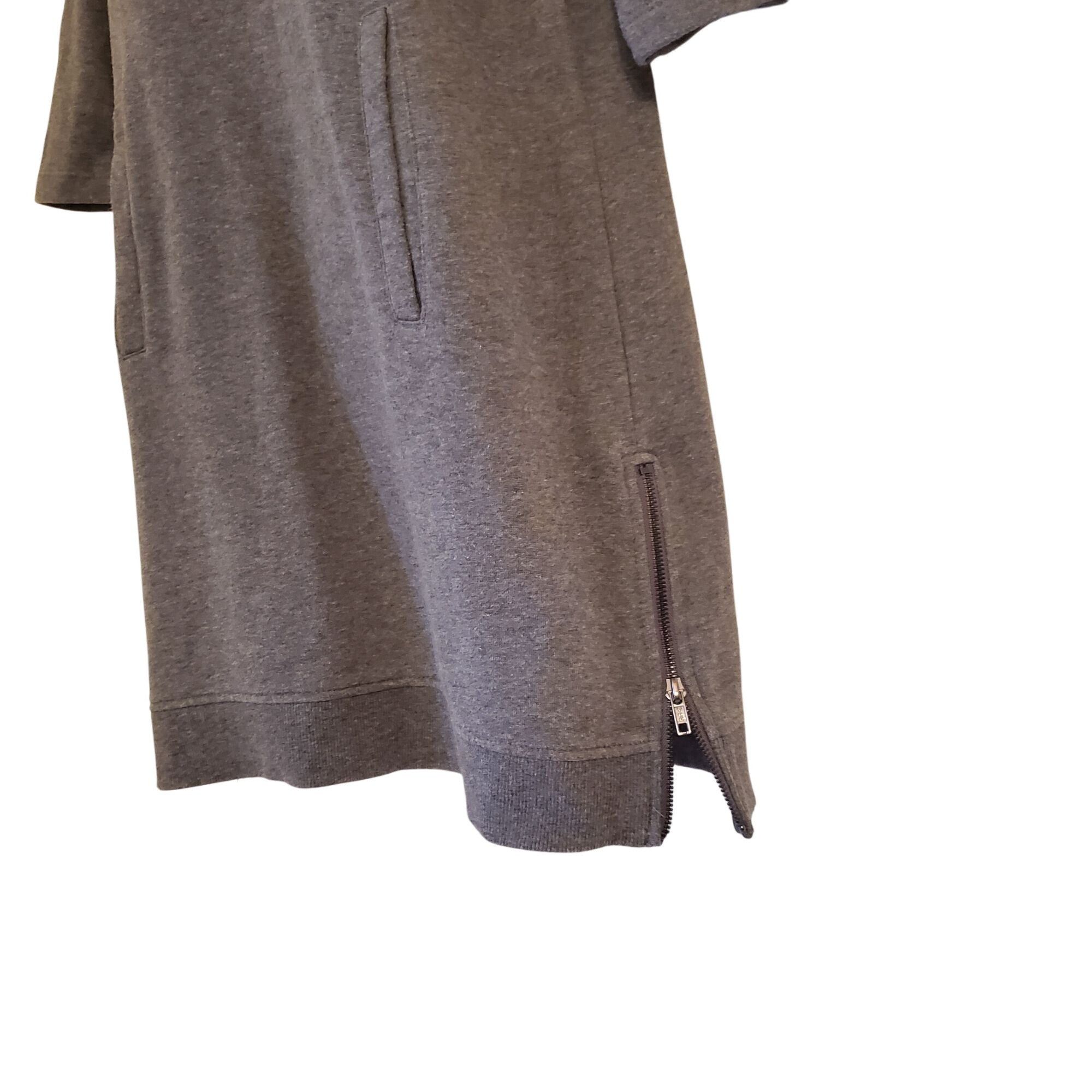 Fabletics Fabletics M Sweatshirt Dress Gray Athleisure Pockets Mini Pu Size M / US 6-8 / IT 42-44 - 5 Thumbnail