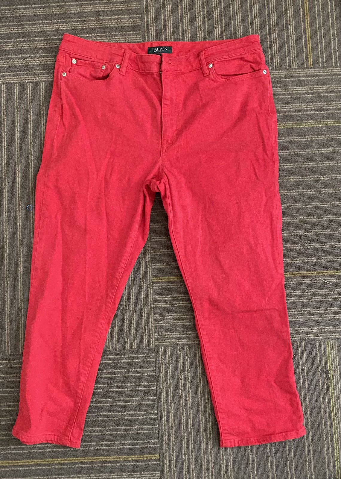 Polo Ralph Lauren × Vintage Ralph Lauren Pants Red Size 38" / US 16 / IT 52 - 1 Thumbnail