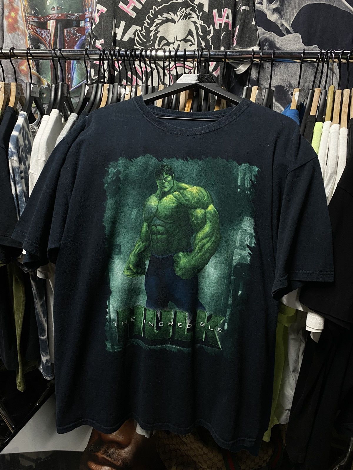Vintage 00' The Incredible Hulk Movie T-Shirt Adult XLarge