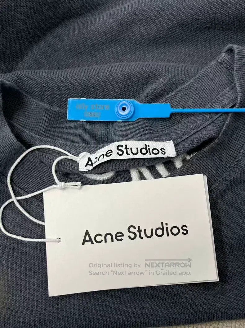 Acne Studios Acne Studios Embroidered Logo Letter Dropped Shoulder Slee Size US XXL / EU 58 / 5 - 5 Thumbnail