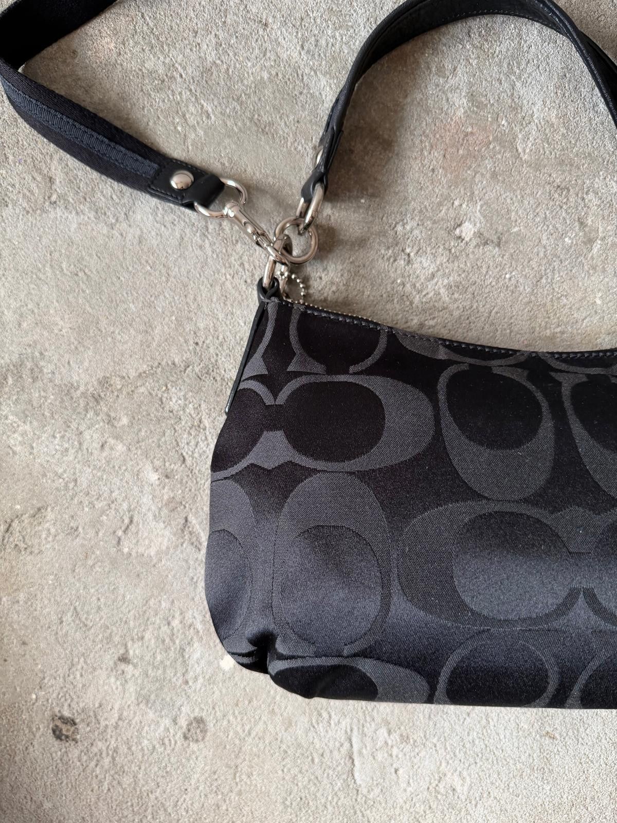 Coach Coach 2Way Poppy Shoulder Bag Black Size ONE SIZE - 8 Thumbnail