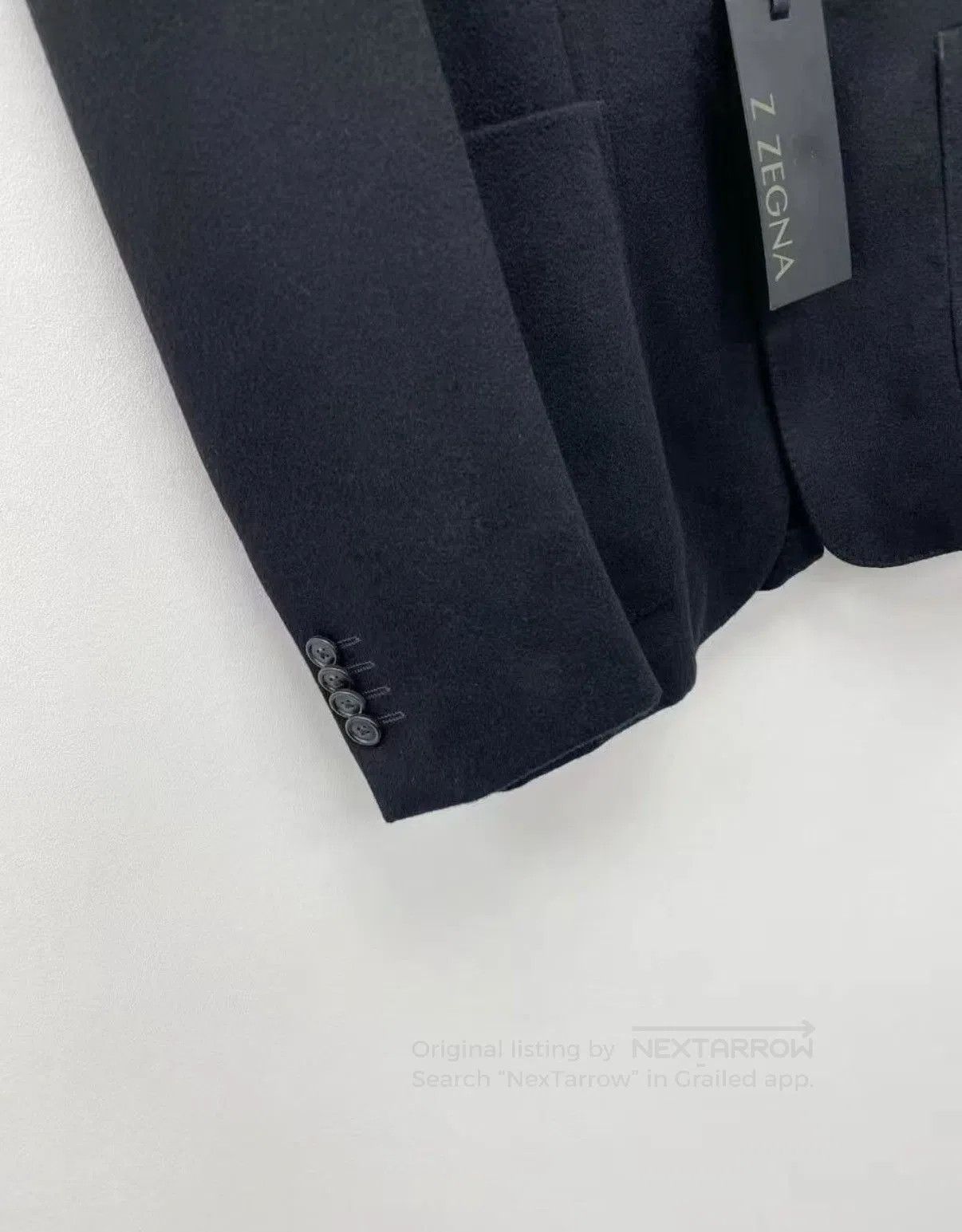 Z Zegna Black Lightweight Blazer - Size S. Size US S / EU 44-46 / 1 - 4 Thumbnail