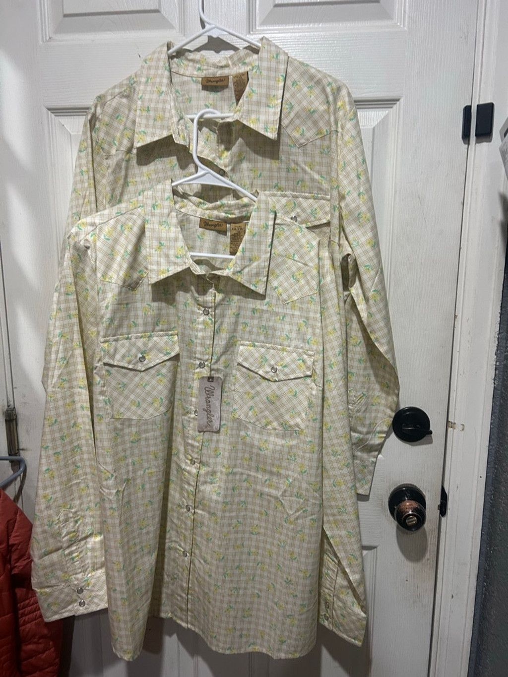 Wrangler Women's Wrangler Plaid Floral Button Down Shirt Plus XXL Size XXL / US 16-18 / IT 52-54 - 7 Thumbnail