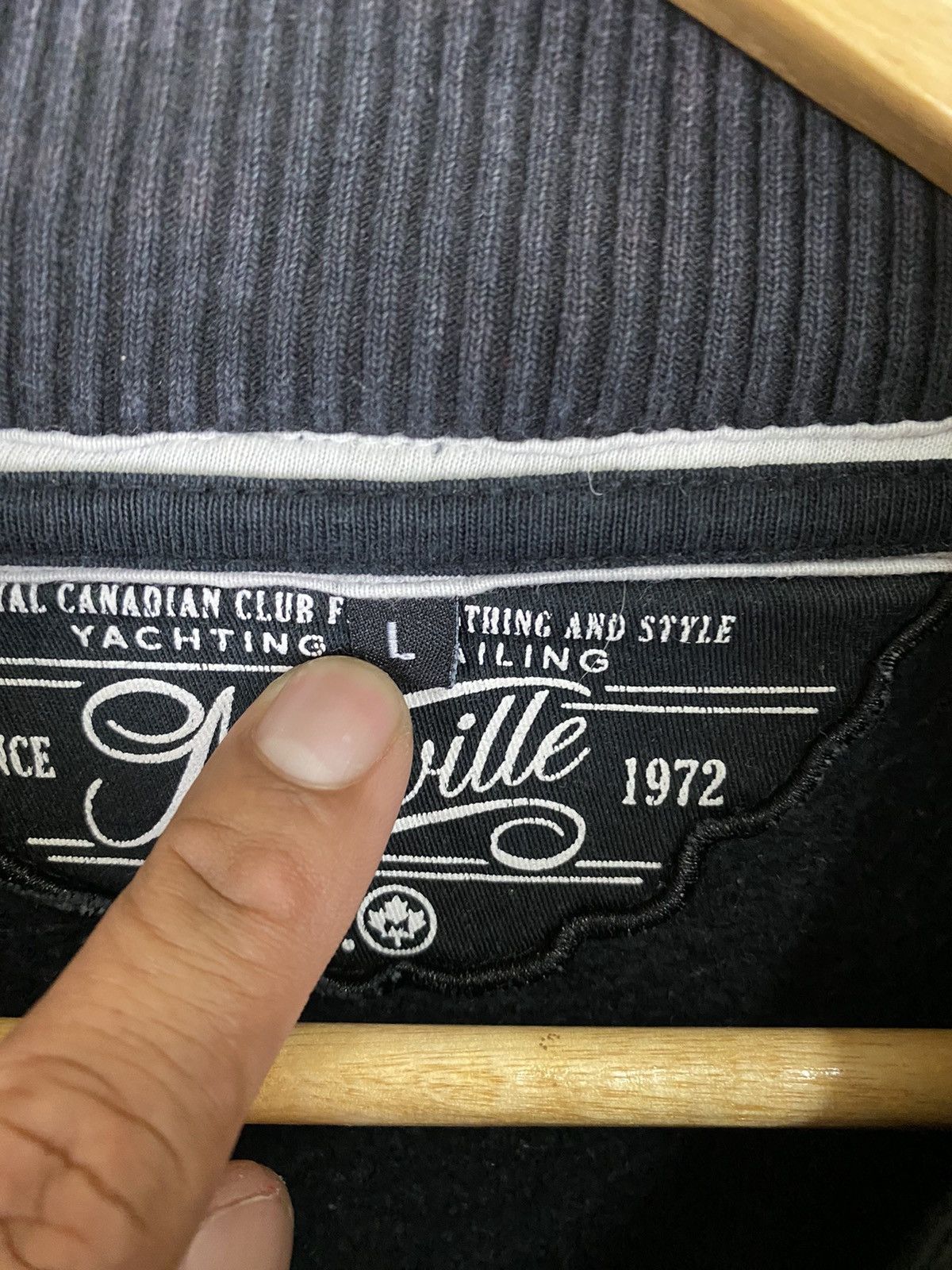 Vintage Vintage Marville Canadian Style Half Zipper Hoodies Size US L / EU 52-54 / 3 - 11 Thumbnail
