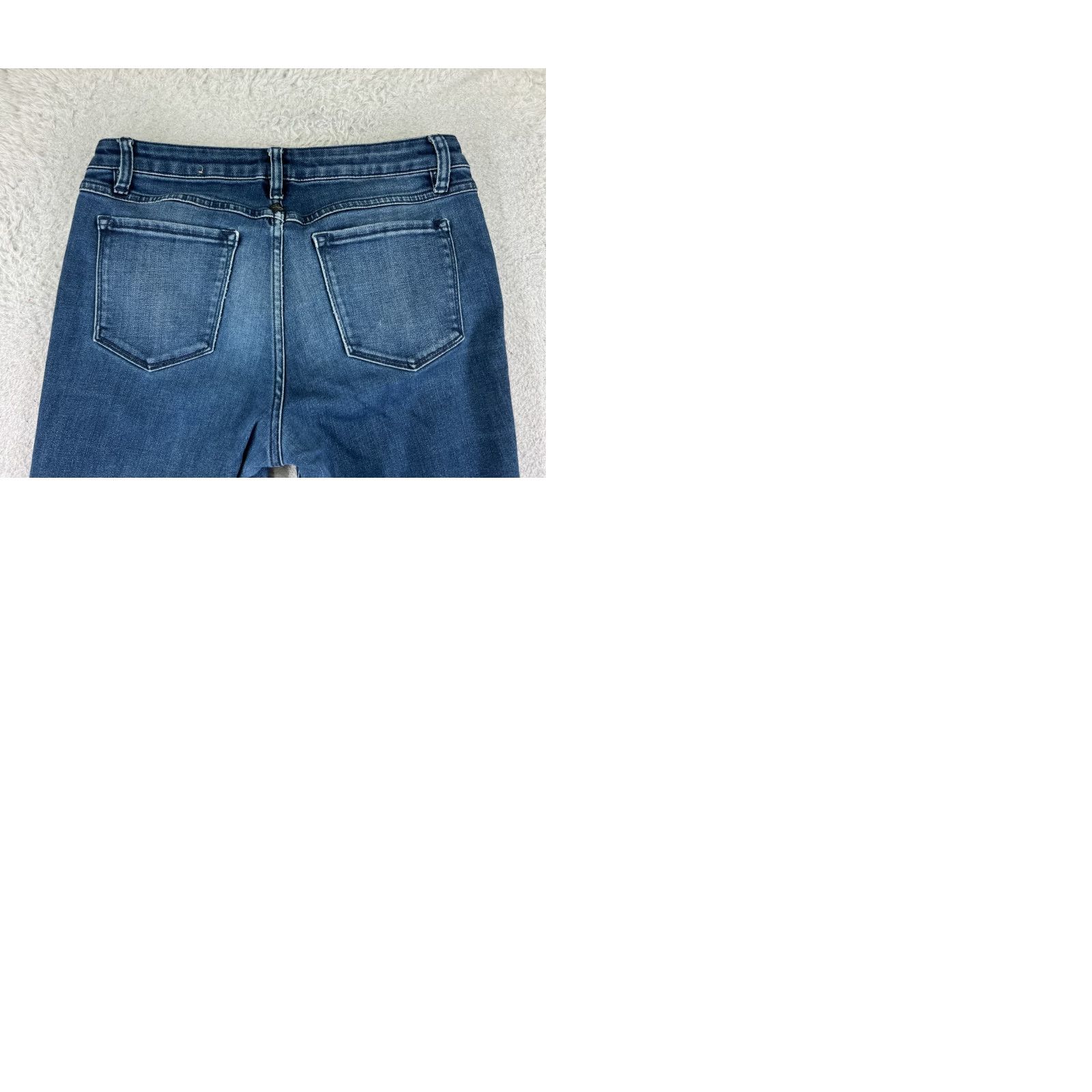 Prana prAna Jeans Women 6 Blue Denim Skinny Low Rise Cotton Blend Zip Fly 26x30 Size 28" / US 6 / IT 42 - 10 Thumbnail