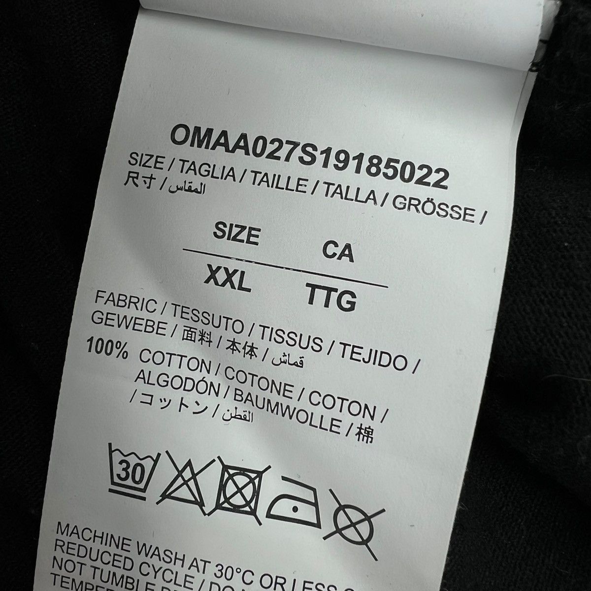 Off-White Off-White Mini Logo Black T Shirt Size US XL / EU 56 / 4 - 4 Thumbnail