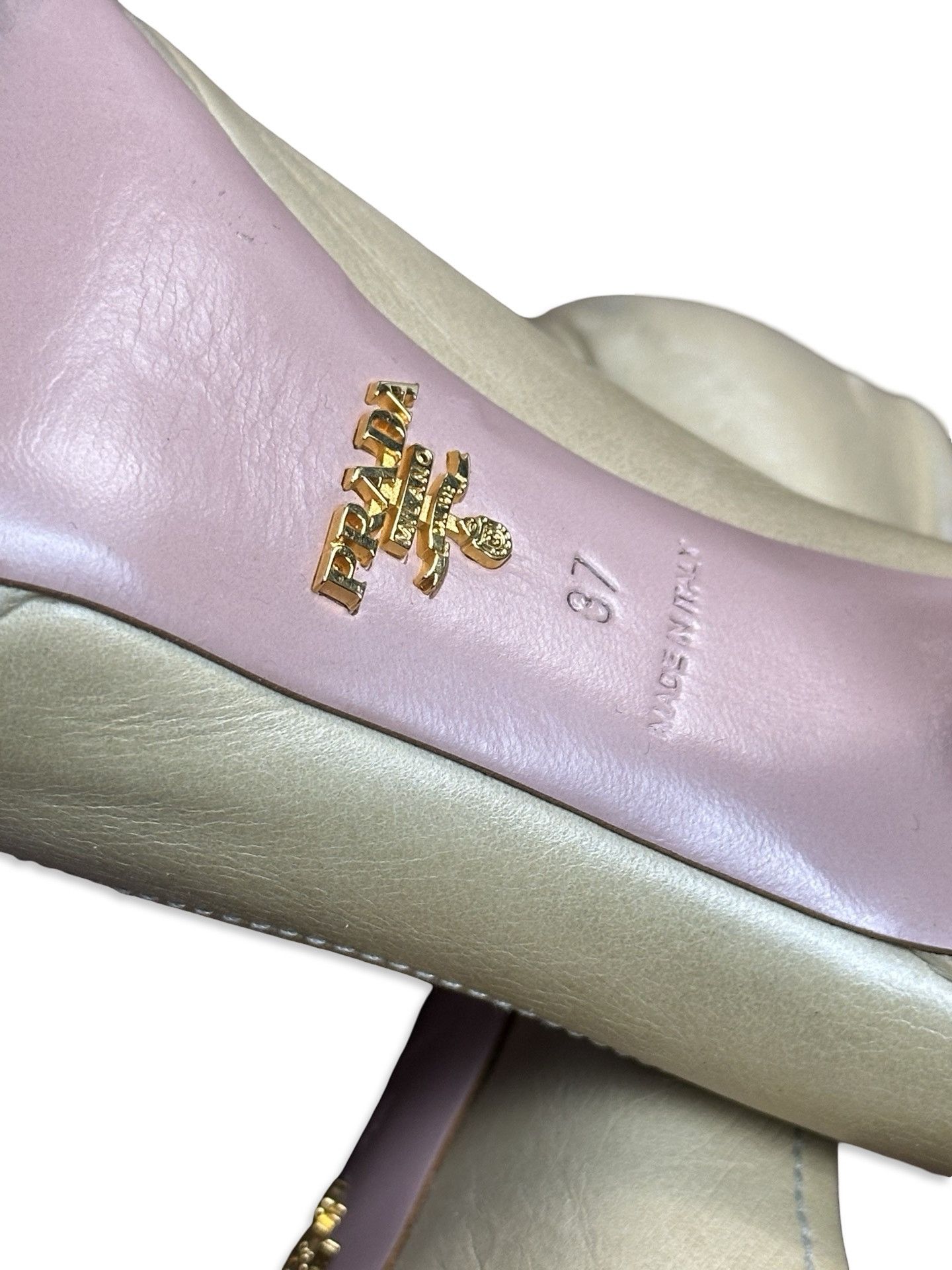 Prada Prada leather vintage heels Size US 7 / IT 37 - 5 Thumbnail