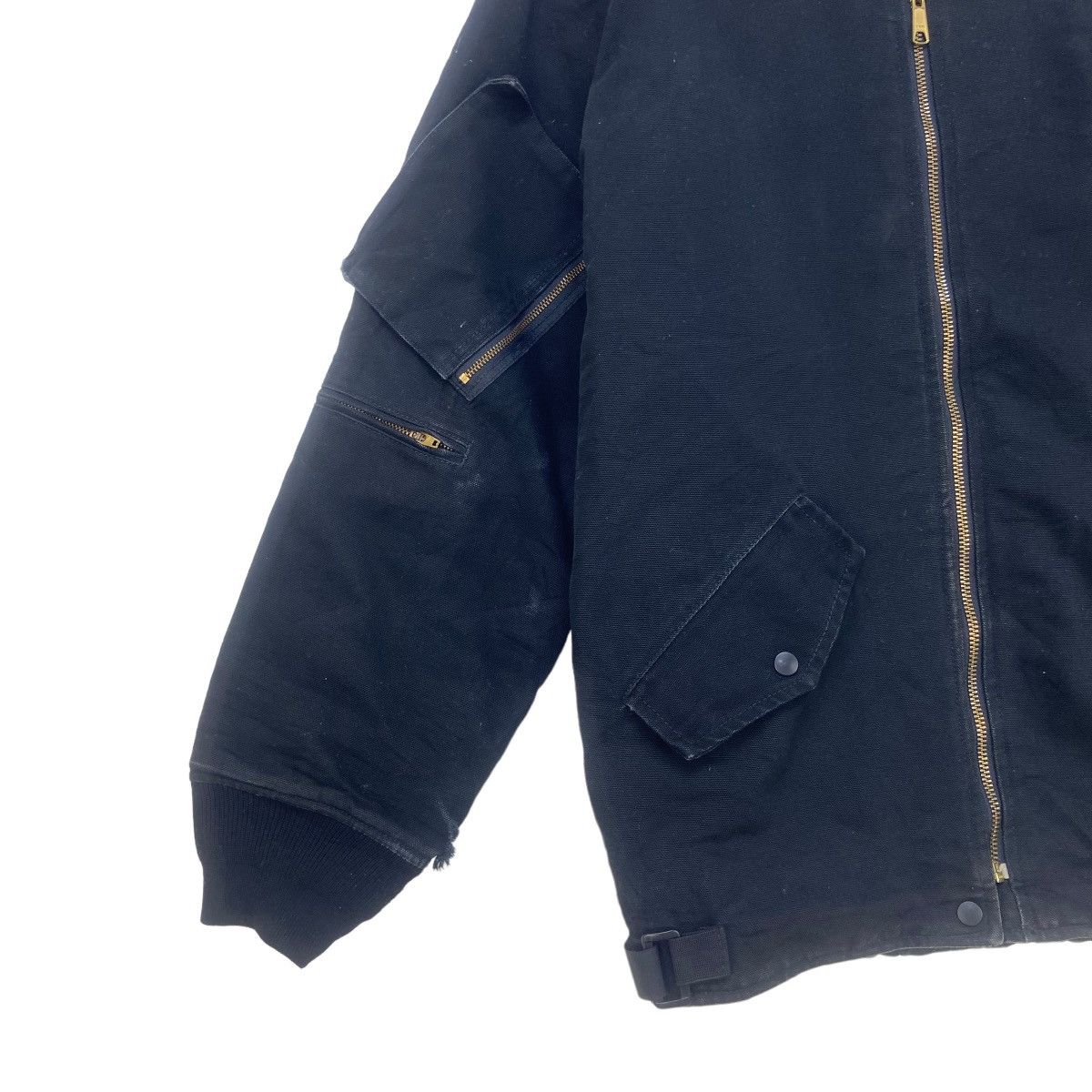 Carhartt Carhartt X Standard Duck Canvas Biker Bomber Style Jacket Size US L / EU 52-54 / 3 - 6 Thumbnail