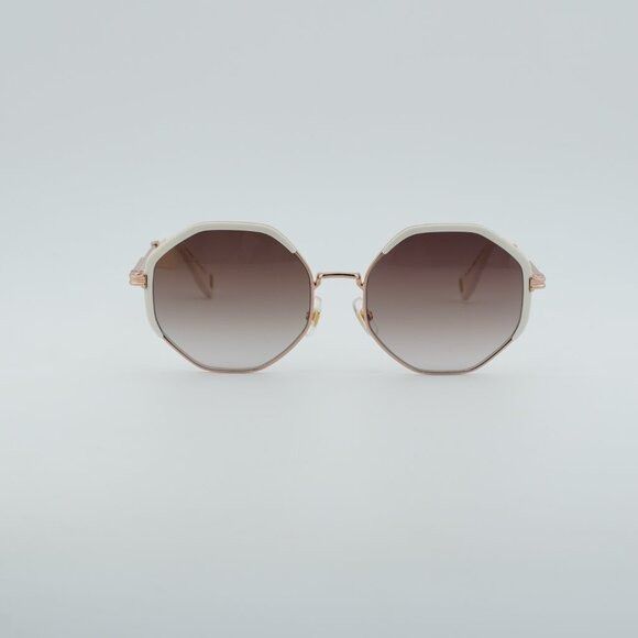 Marc Jacobs Marc Jacobs MJ 1079/S 024S HA Sunglasses Gold Geometric Size ONE SIZE - 4 Thumbnail