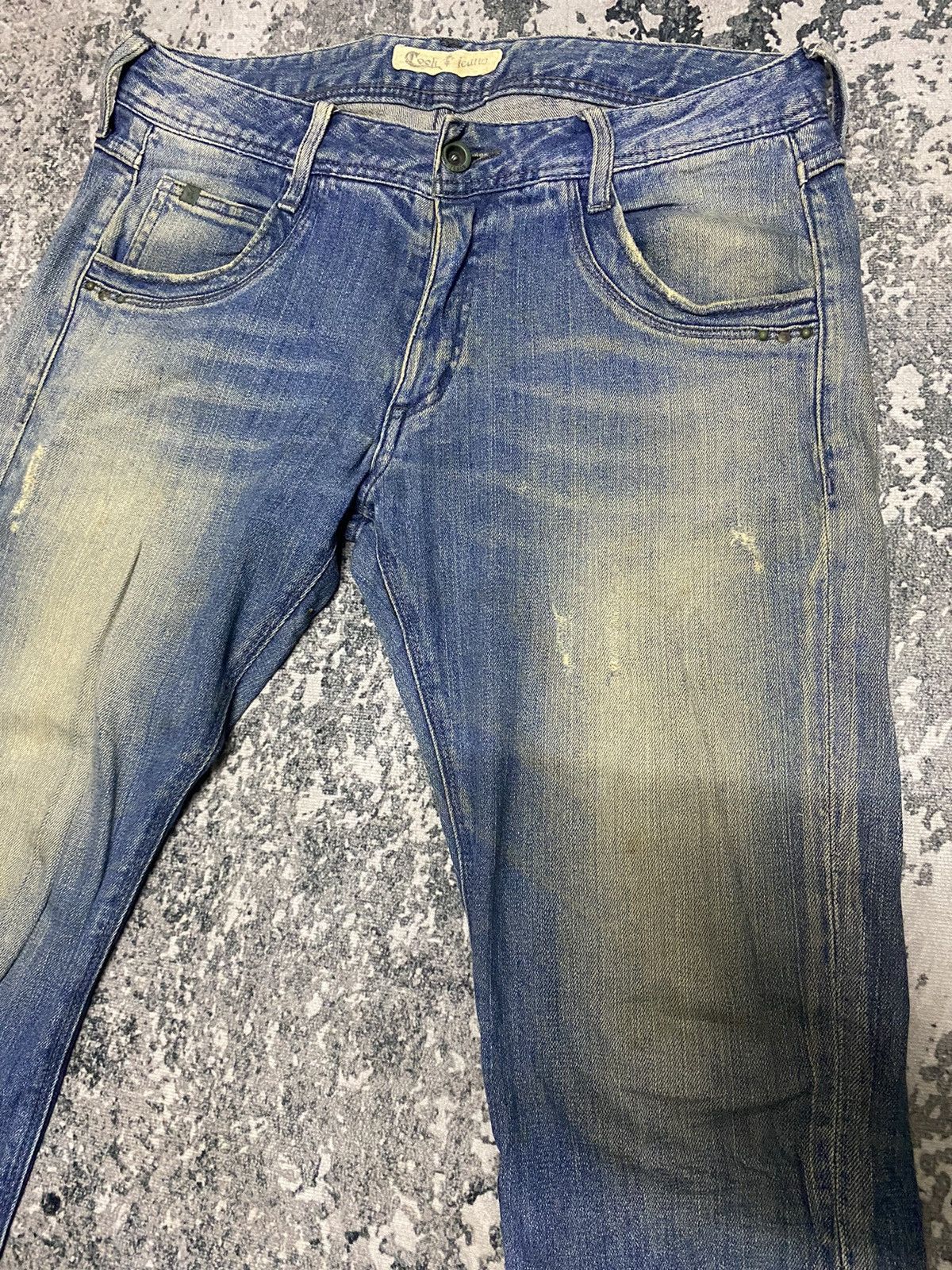 Japanese Brand Japanese Brand Cook Jeans Distressed Denim Jeans Size US 34 / EU 50 - 8 Thumbnail