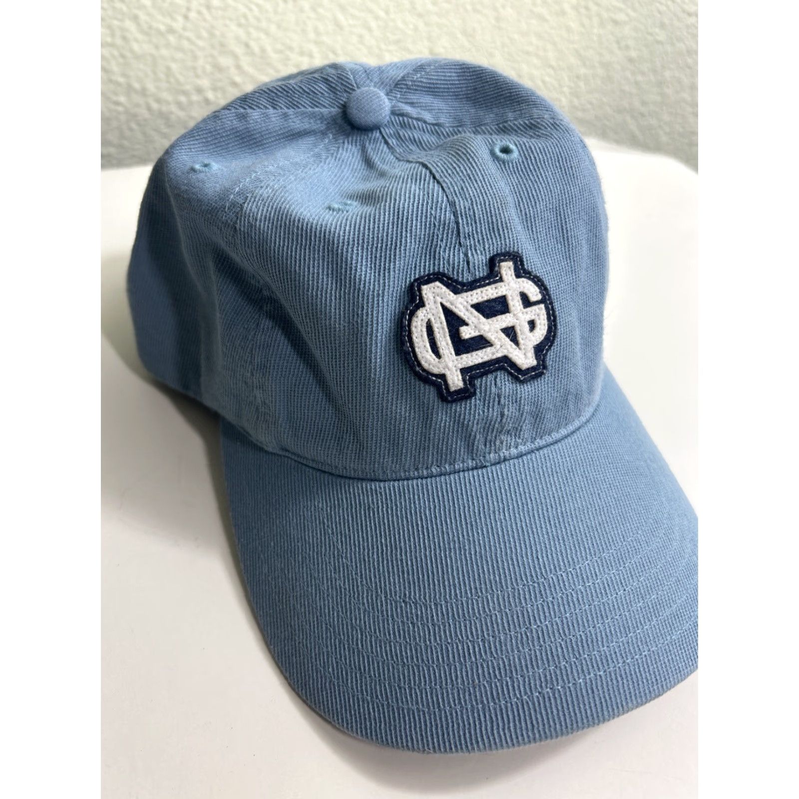 Nike VINTAGE Nike Good Strap Back Hat Dad Hat North Carolina Blue Size ONE SIZE - 2 Thumbnail