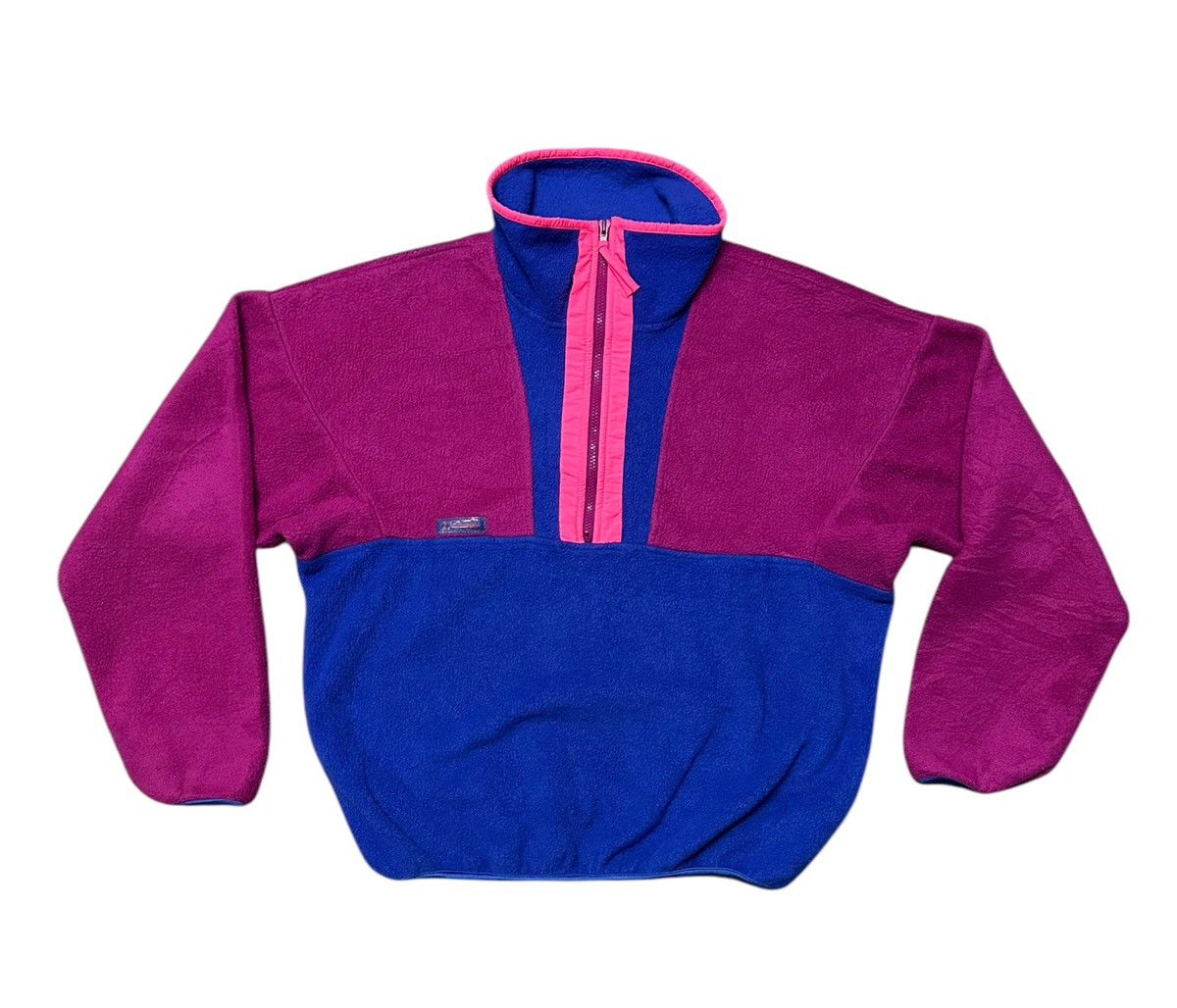 Columbia Columbia half zipper fleece two colour sweatshirt Size US L / EU 52-54 / 3 - 3 Thumbnail
