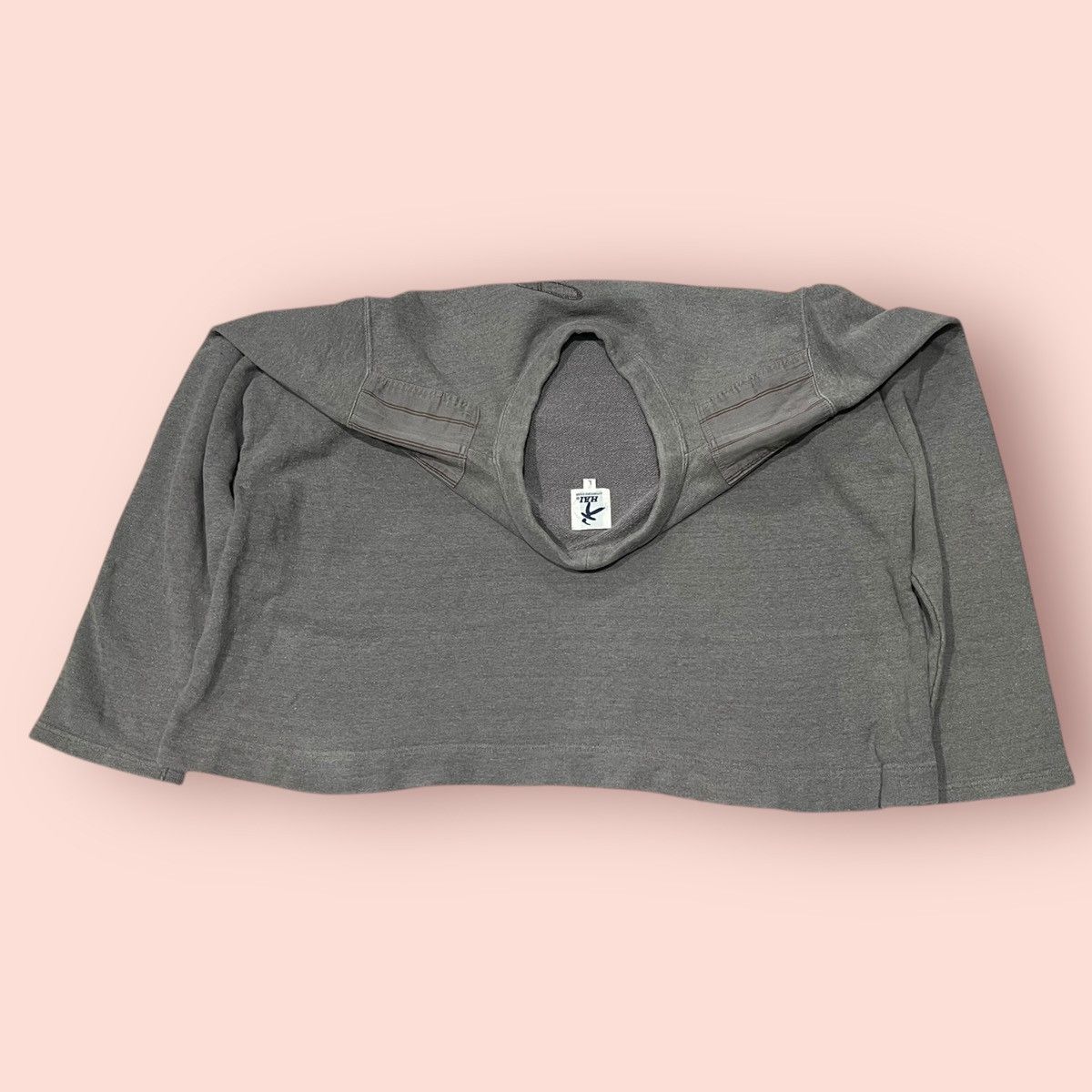 Hai Sporting Gear × Issey Miyake × Japanese Brand VINTAGE HAI SPORTING GEAR BIG PATCH LOGO PULLOVER SHIRT Size L / US 10 / IT 46 - 19 Thumbnail