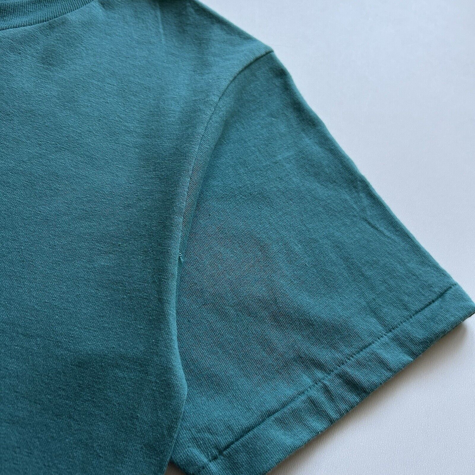 Hanes Vintage 90s Hanes Green Blank T Shirt Small Single Stitched Size US S / EU 44-46 / 1 - 3 Thumbnail