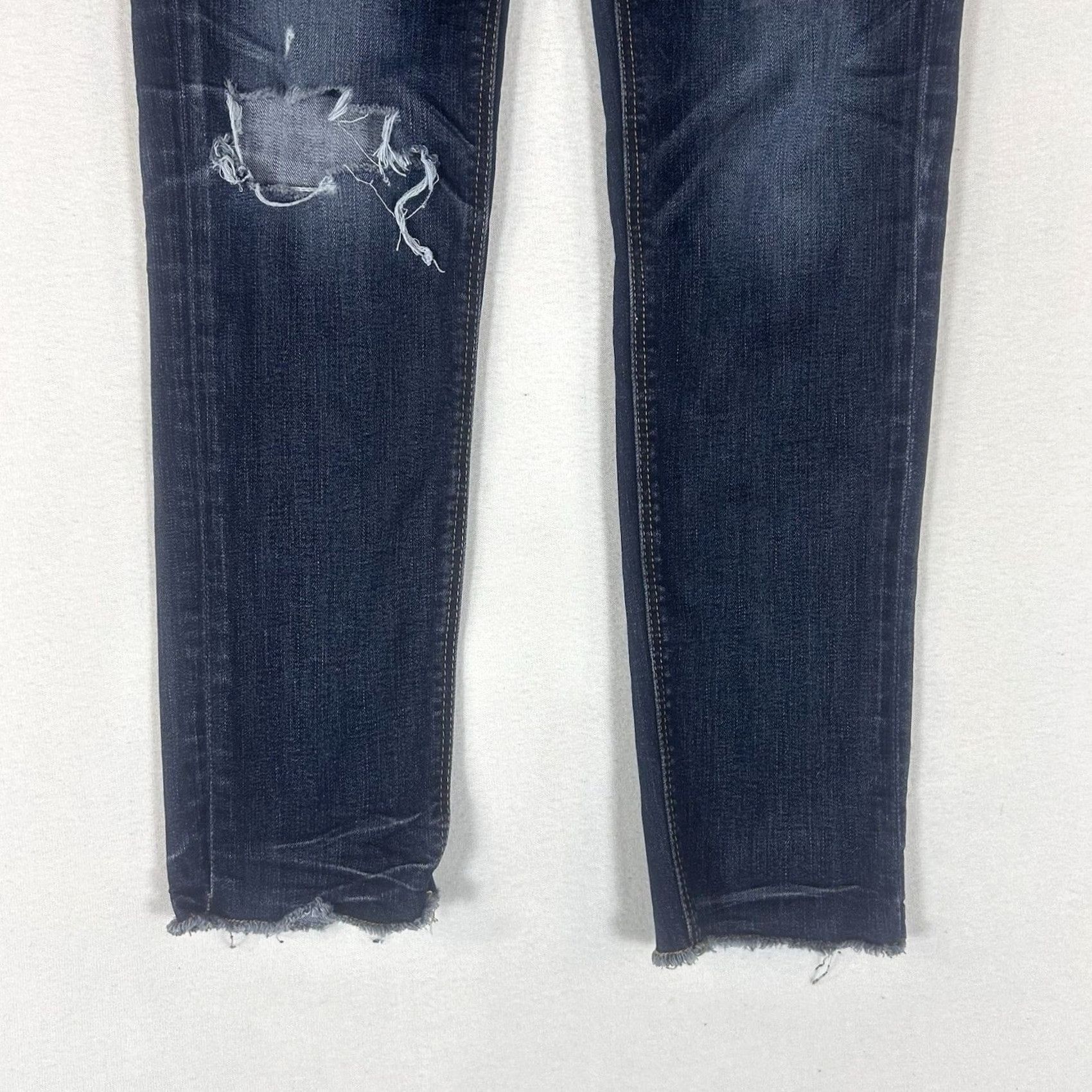American Eagle Outfitters American Eagle Outfitters Jeans Tomgirl Womens 0 Regular Mid Rise Button Fly Stretch Denim 5-Pocket Blue Size 25" / US 0 / IT 36 - 3 Thumbnail