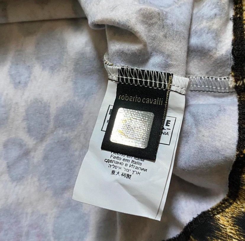 Designer × Just Cavalli × Vintage Vintage Just Cavalli Rhinestone Leopard Top Size S / US 4 / IT 40 - 5 Thumbnail