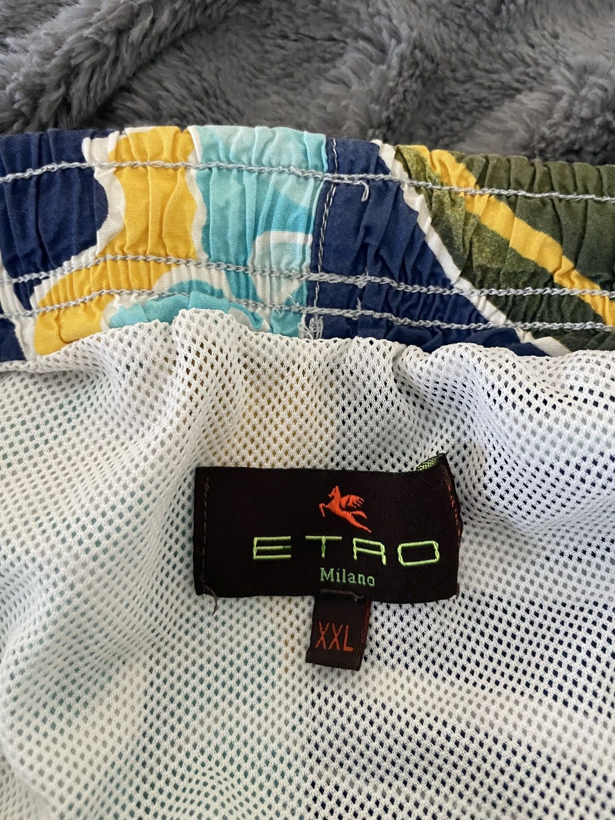 Etro Floral Drawstring Swim trunks Size US 34 / EU 50 - 7 Thumbnail