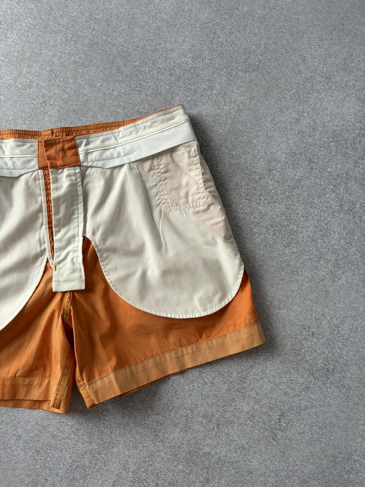 Jacquemus Jacquemus Le Coup De Soleil Orange Pattern Cotton Shorts Size US 32 / EU 48 - 12 Thumbnail