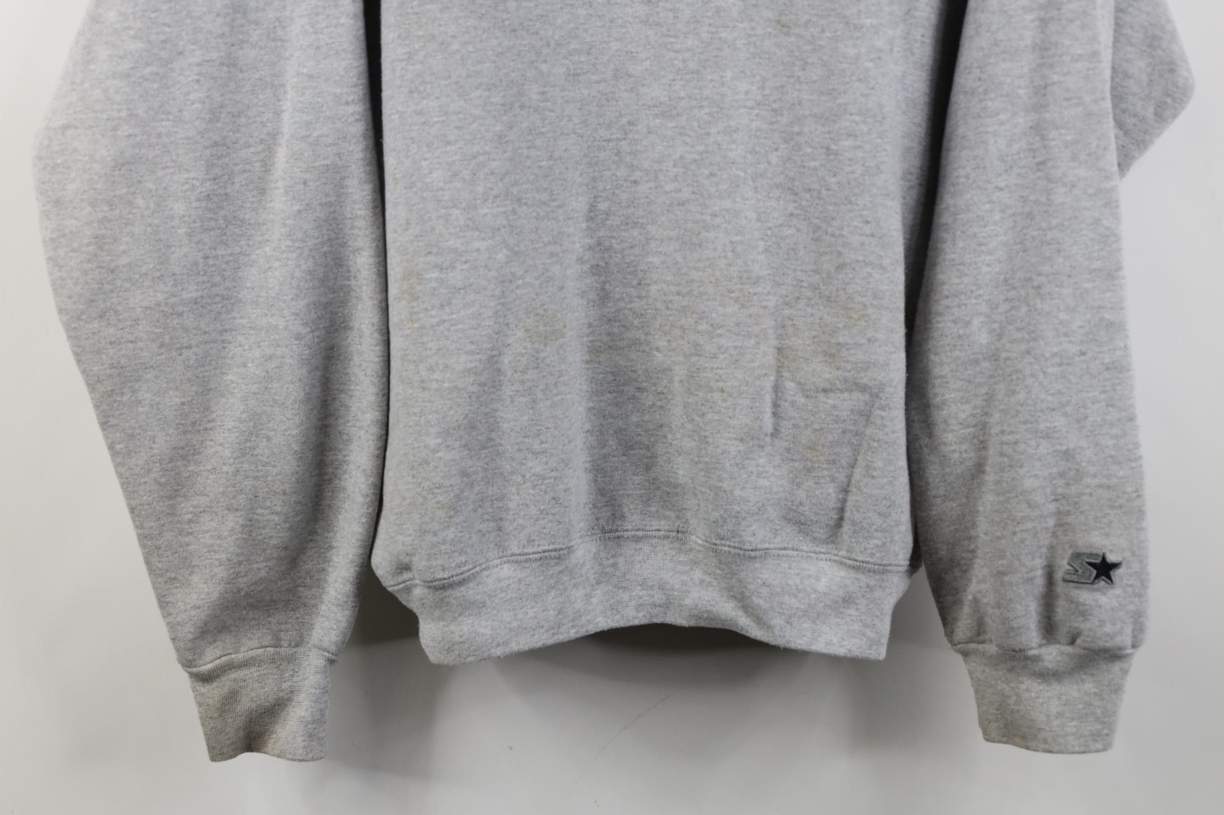 Starter Vintage 90s Starter Spell Crewneck Sweatshirt Heather Gray Size US XL / EU 56 / 4 - 3 Thumbnail