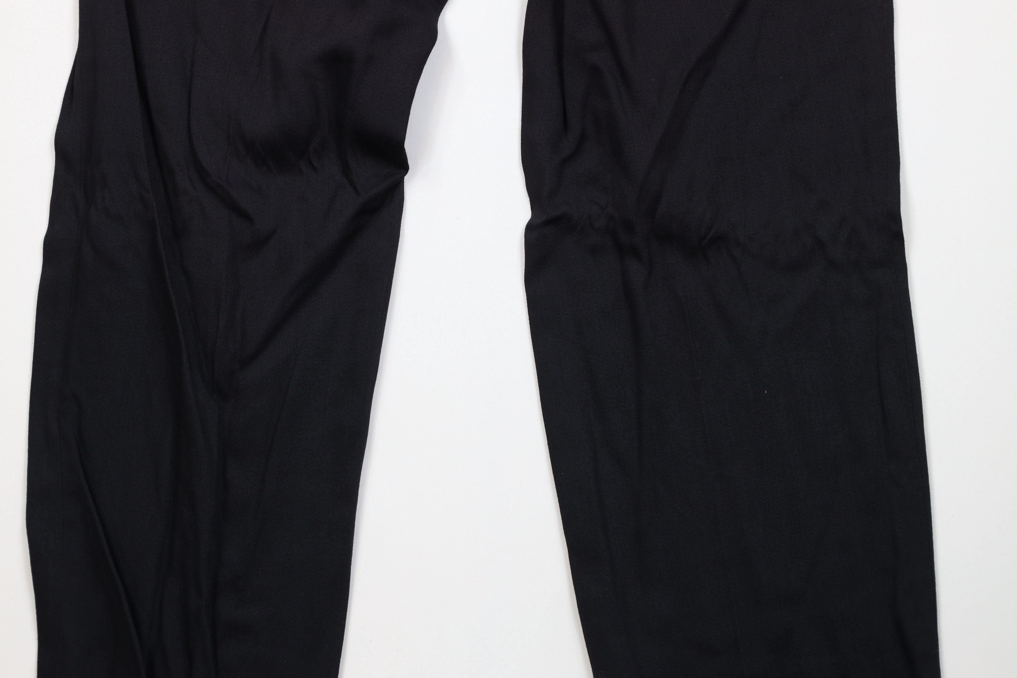 Vintage Deadstock Vintage 50s Gabardine Chino Pants Trousers Black Size US 33 - 10 Thumbnail