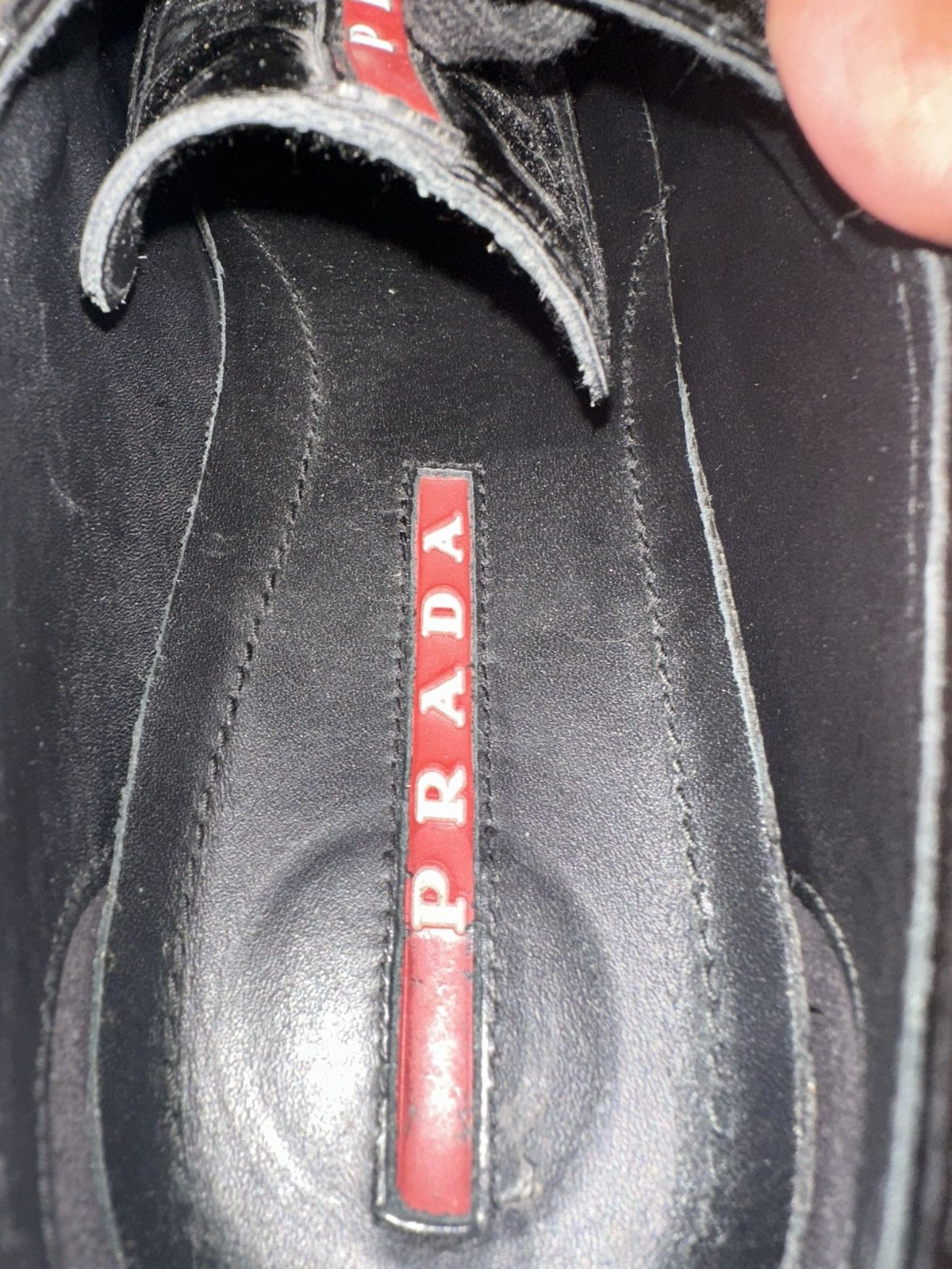Prada Prada America’s Cup Patent Leather Sneakers - Size 7.5W Size US 7.5 / EU 40-41 - 5 Thumbnail