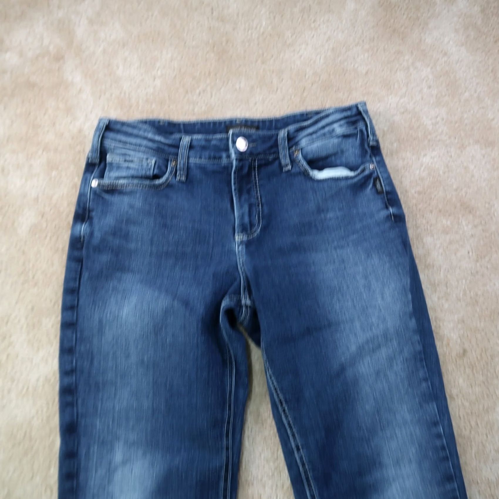 Silver Jeans Co. Silver Jeans Suki Bootcut Jeans Women 33x31 Blue Denim Stretch Regular 5-Pocket Style Vintage: No Size 24" / US 00 / IT 34 - 2 Thumbnail