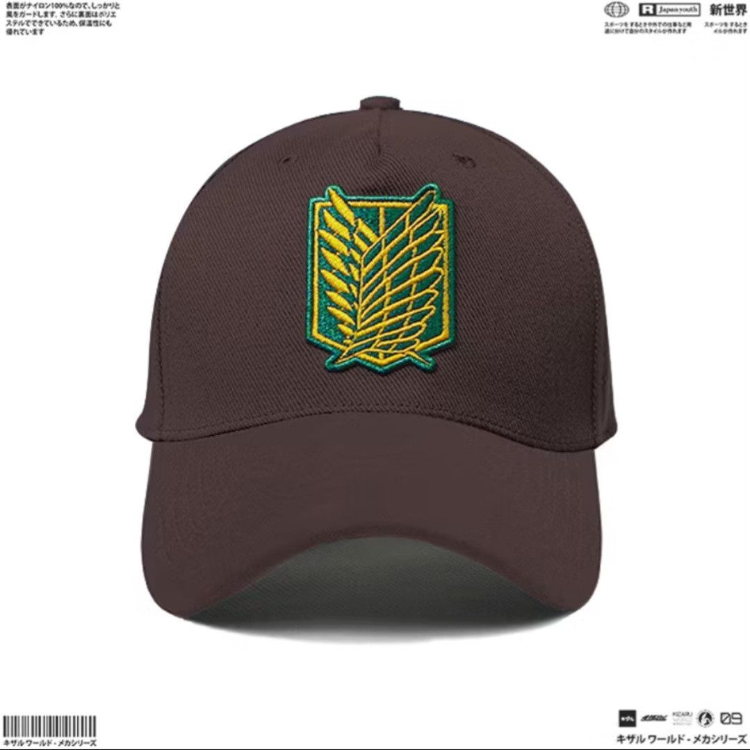 Anime Attack on titans brown cap Size ONE SIZE - 1 Thumbnail