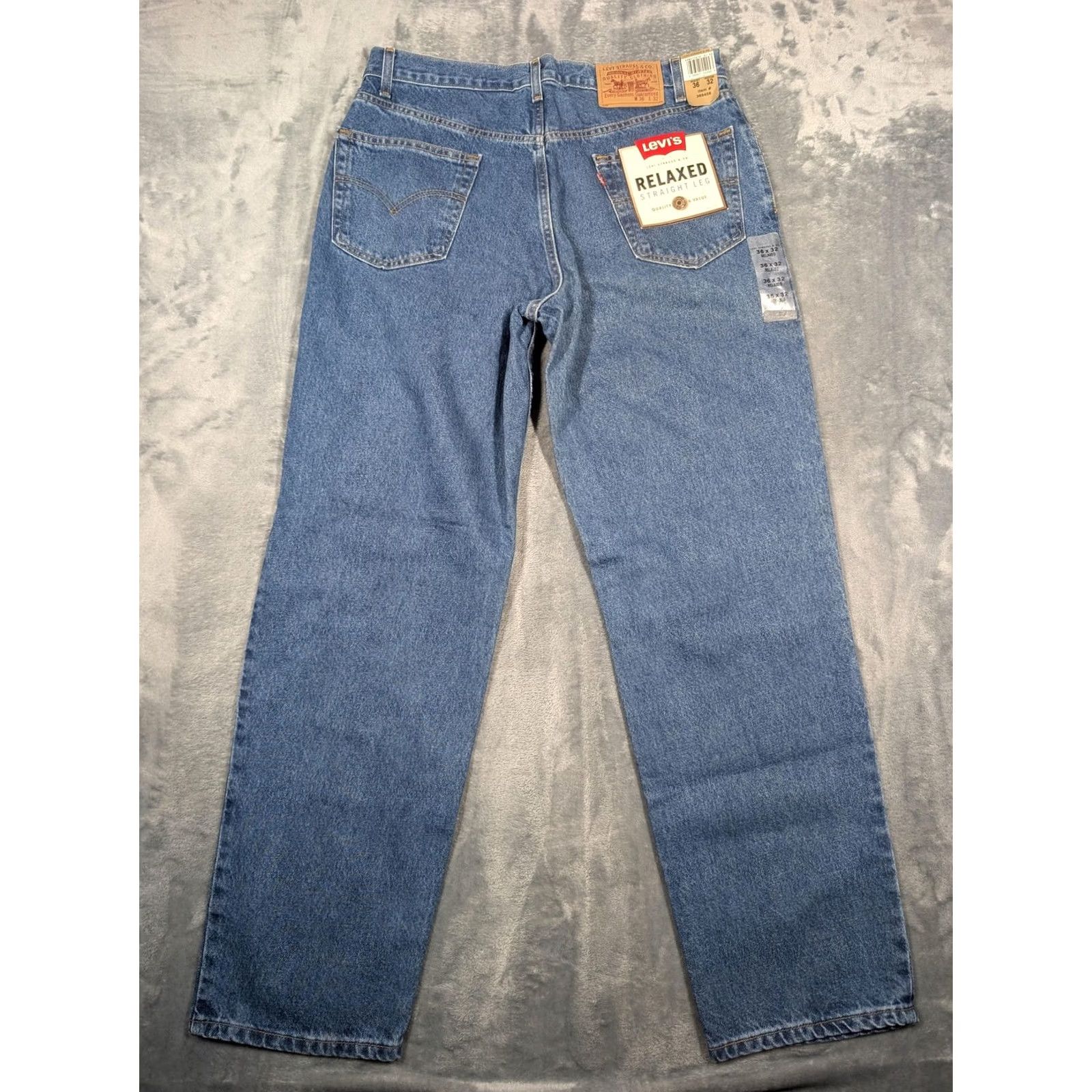 Levi's VTG Levi's Relaxed Straight Leg Jeans Mens 36x32 Blue 100% Cotton Denim Medium Size US 36 / EU 52 - 7 Thumbnail