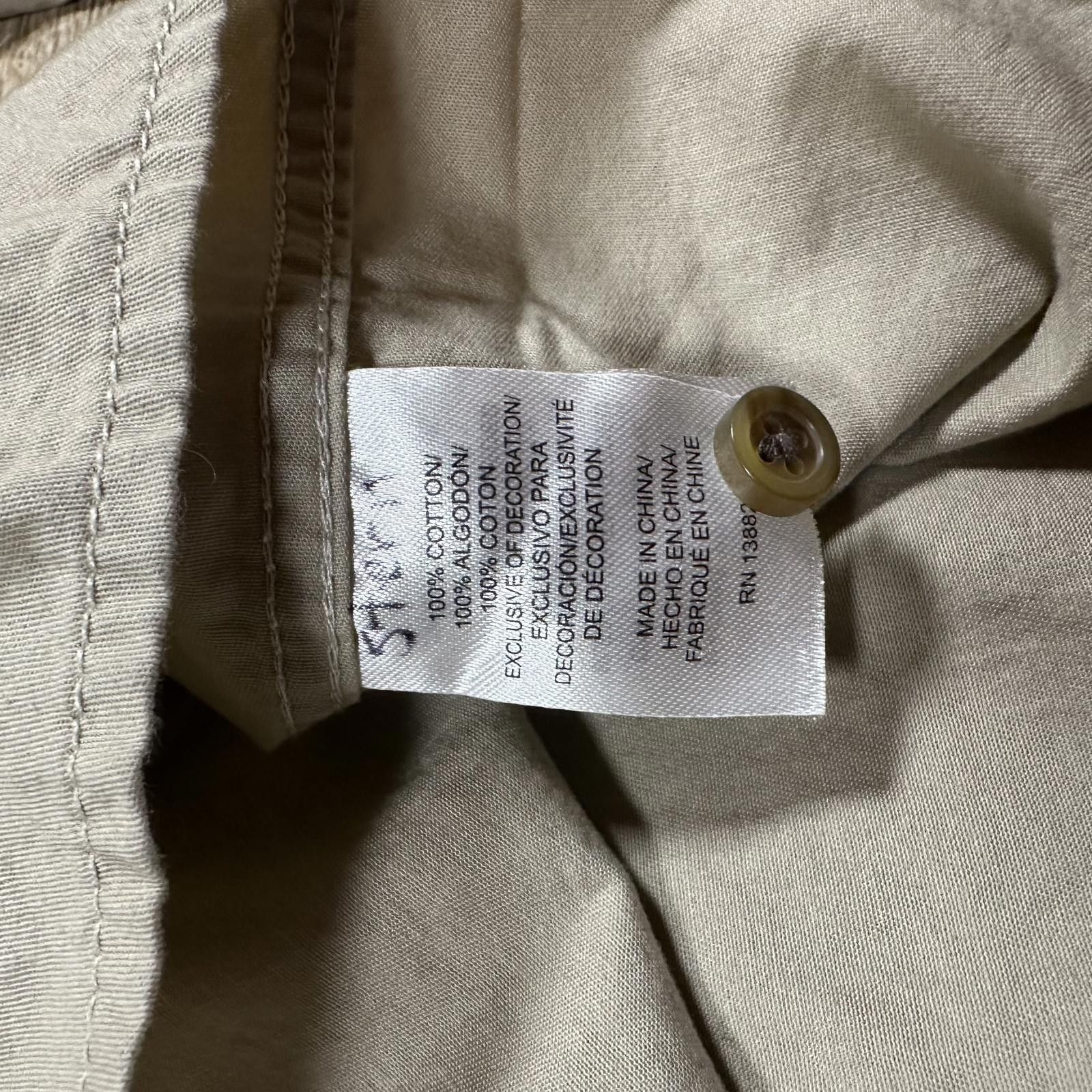 Cody James Cody James Mens Casual Shirt XL Beige Long Sleeve Size US XL / EU 56 / 4 - 5 Thumbnail