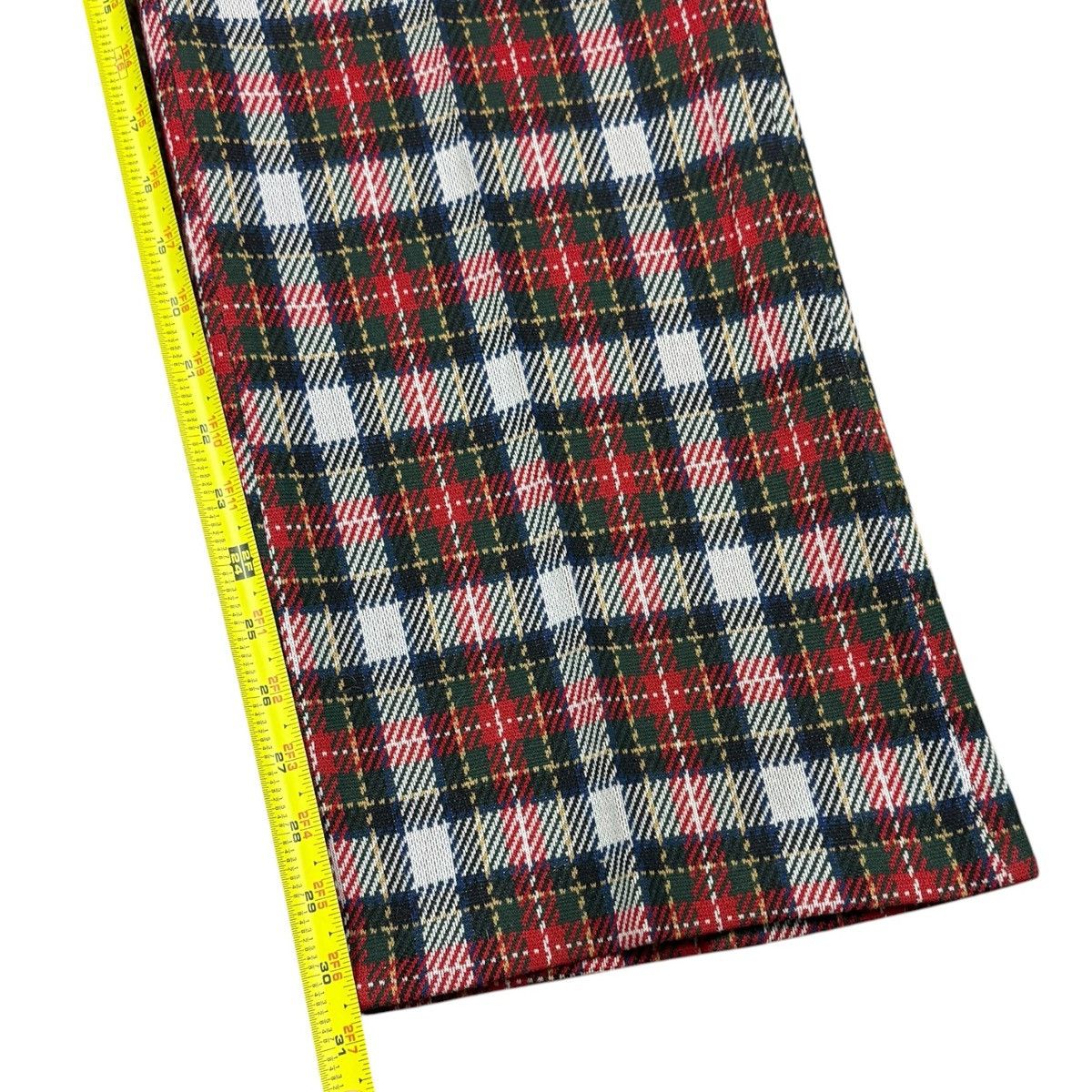Sears Vintage 70s Sears Pleated Plaid Pants Men's 34x30 5/8 Size US 34 / EU 50 - 7 Thumbnail