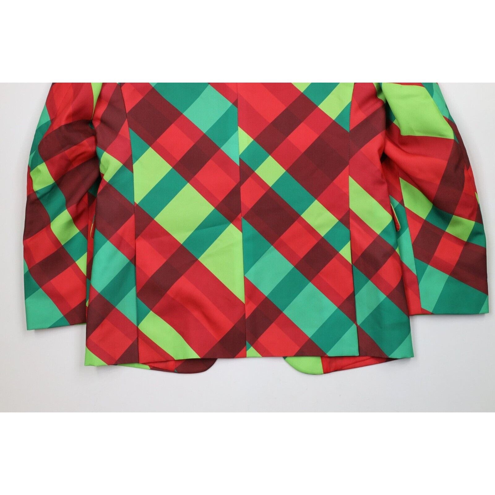 Vintage New Brave Man Christmas Plaid 3 Piece Suit 36R Size 36R - 11 Thumbnail