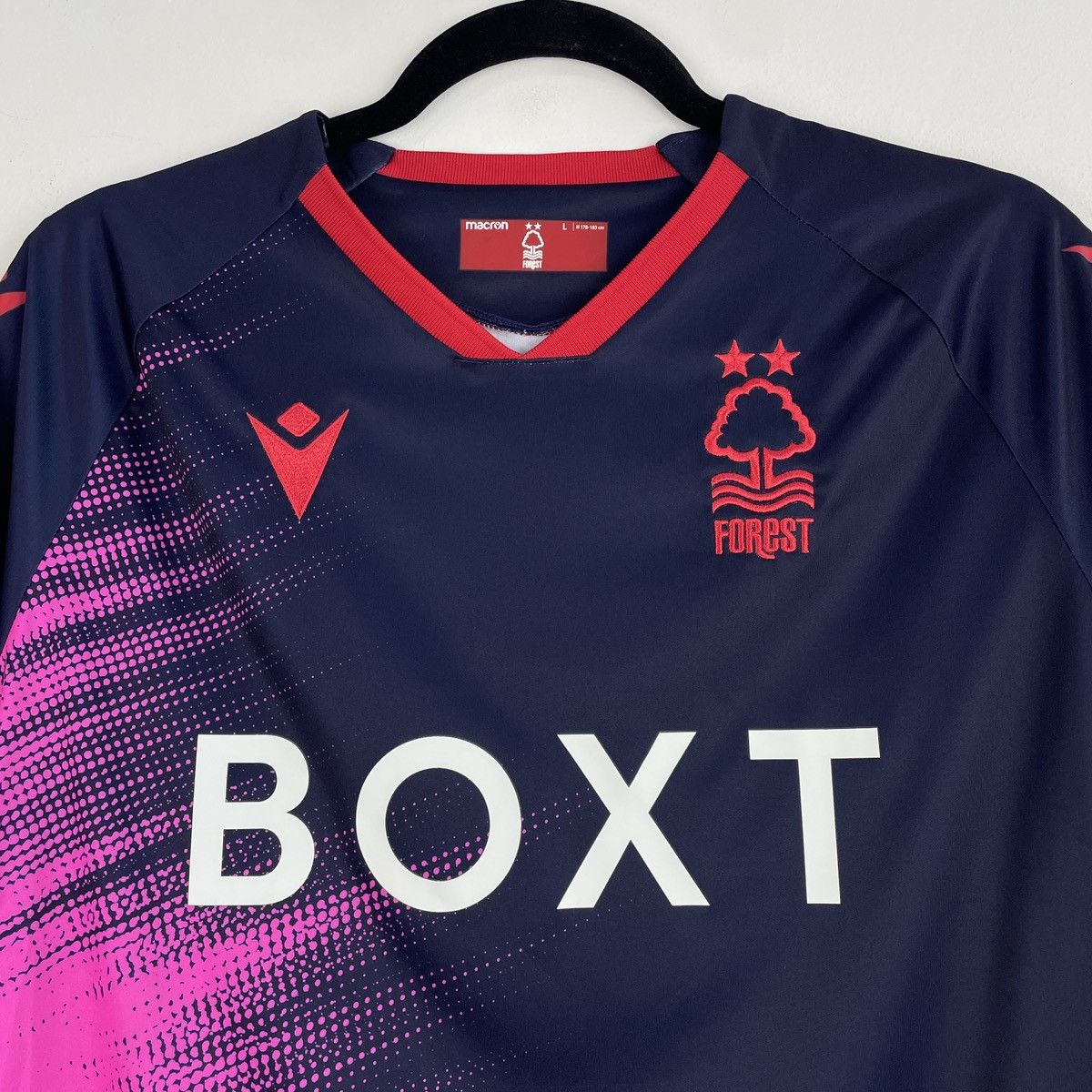 Macron Nottingham Forest Away Promotion Jersey Shirt 2021/2022 Size US L / EU 52-54 / 3 - 2 Thumbnail