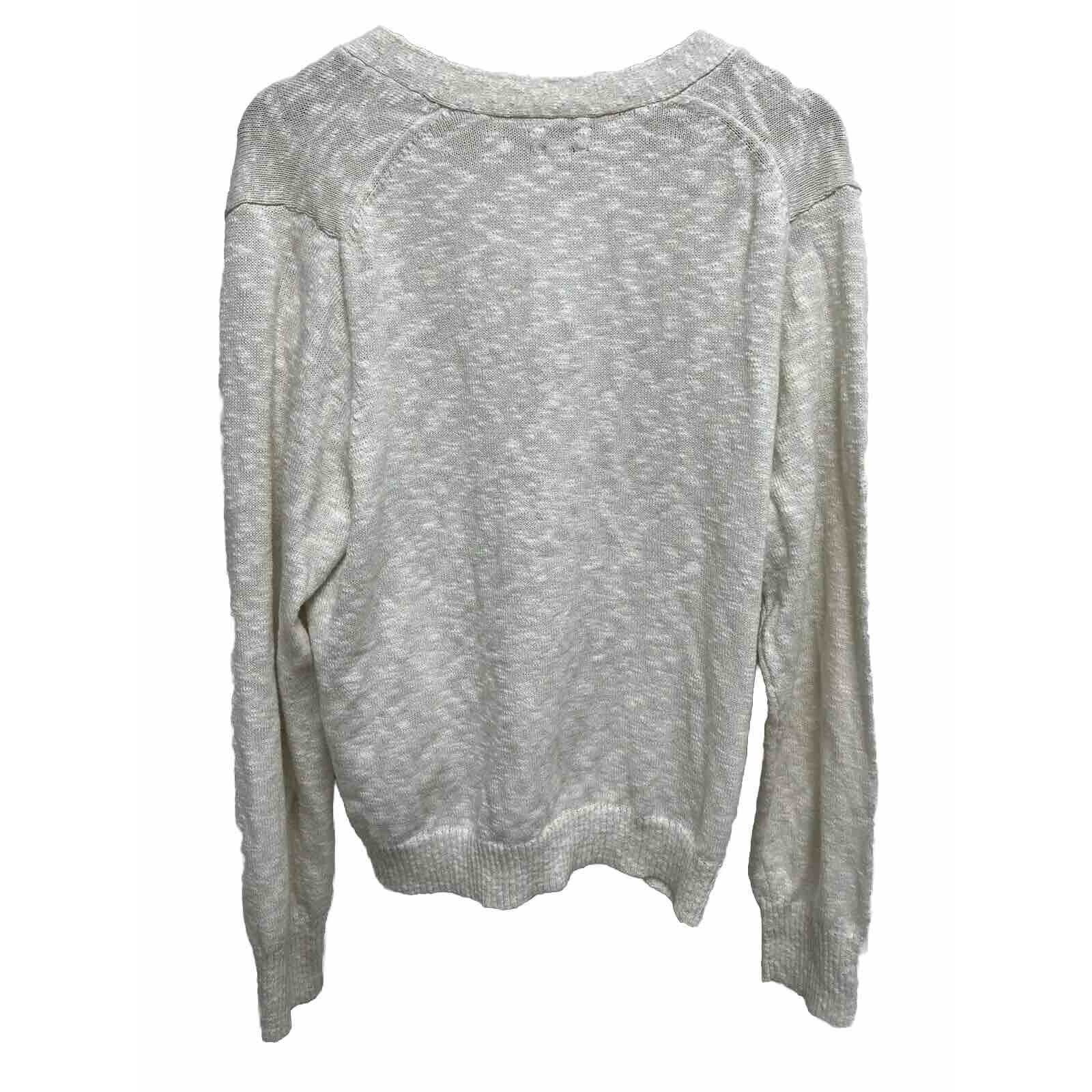 J.Crew J. Crew Cream Cardigan Women's Size XXL Cotton Blend A001474 Size XXL / US 16-18 / IT 52-54 - 4 Thumbnail
