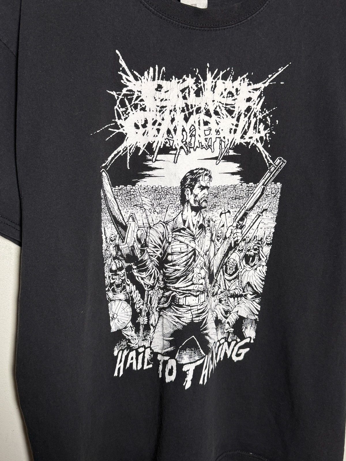 Vintage Bruce Campbell / Evil Dead tribute band tee.
