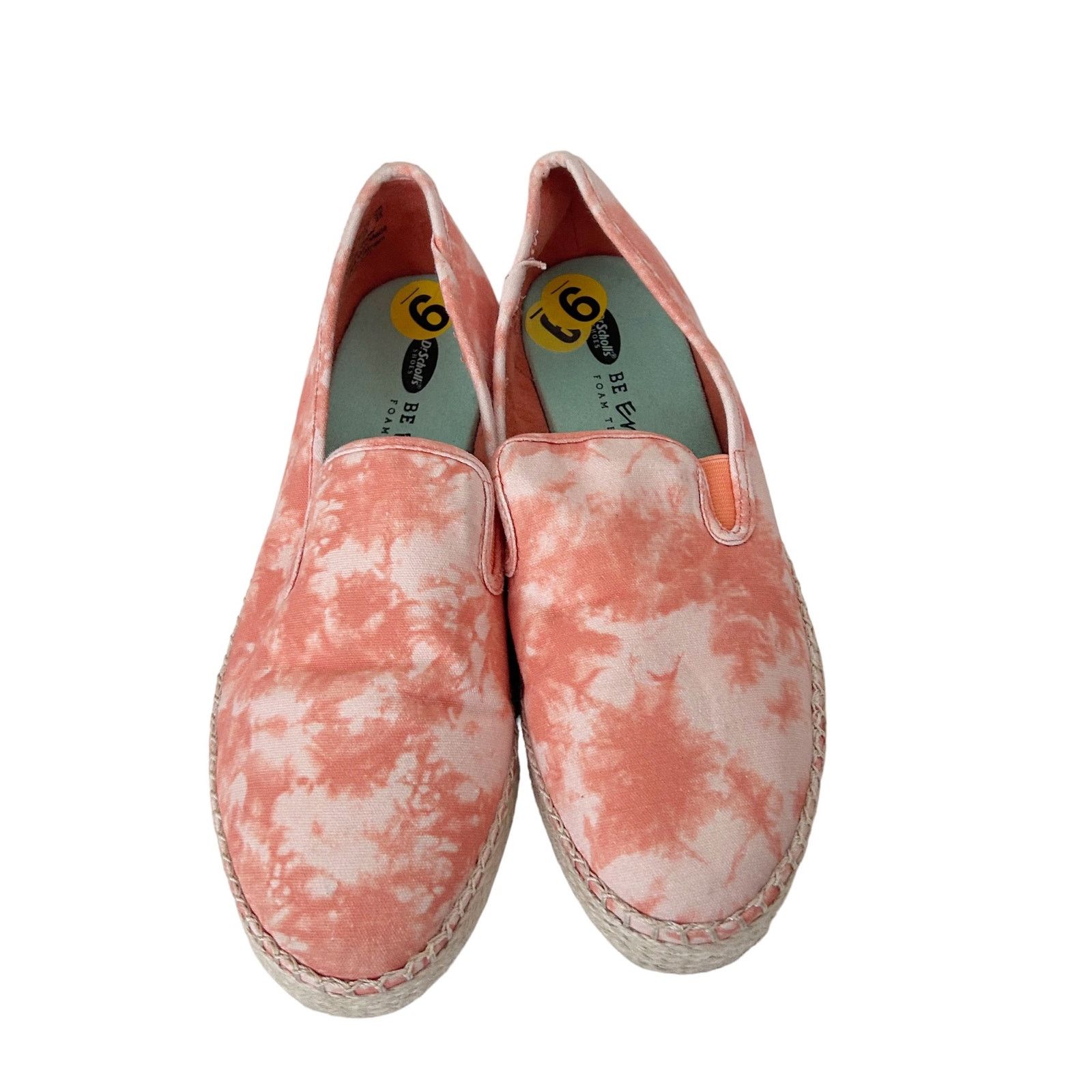 Other Dr. Scholls Orange Tie Dye Espadrille Slip On Shoes Sz 9 Size US 9 / IT 39 - 2 Thumbnail