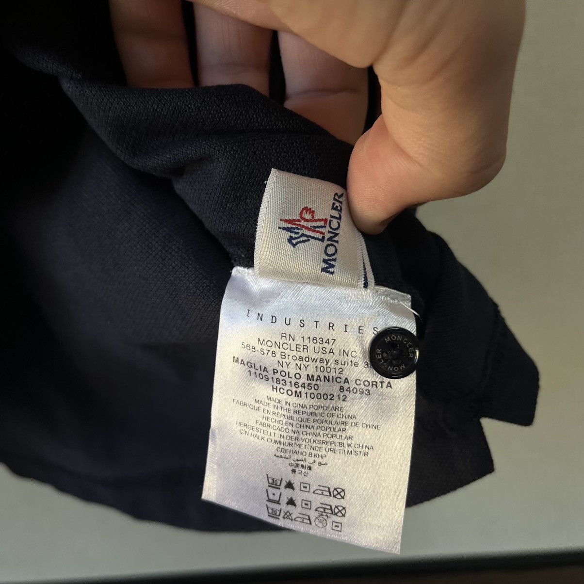 Moncler Moncler Polo T-Shirt Size US XL / EU 56 / 4 - 8 Thumbnail