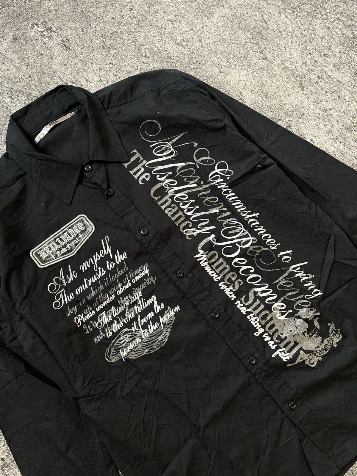 Japanese Brand Y2K Euroyal ifsixwasnine style shirt Size US L / EU 52-54 / 3 - 2 Thumbnail