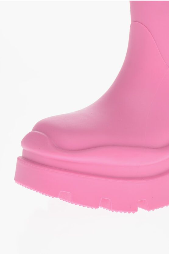 MSGM og1mm0724 Carrion Sole Rubber Boots in Pink Size US 6 / IT 36 - 4 Thumbnail
