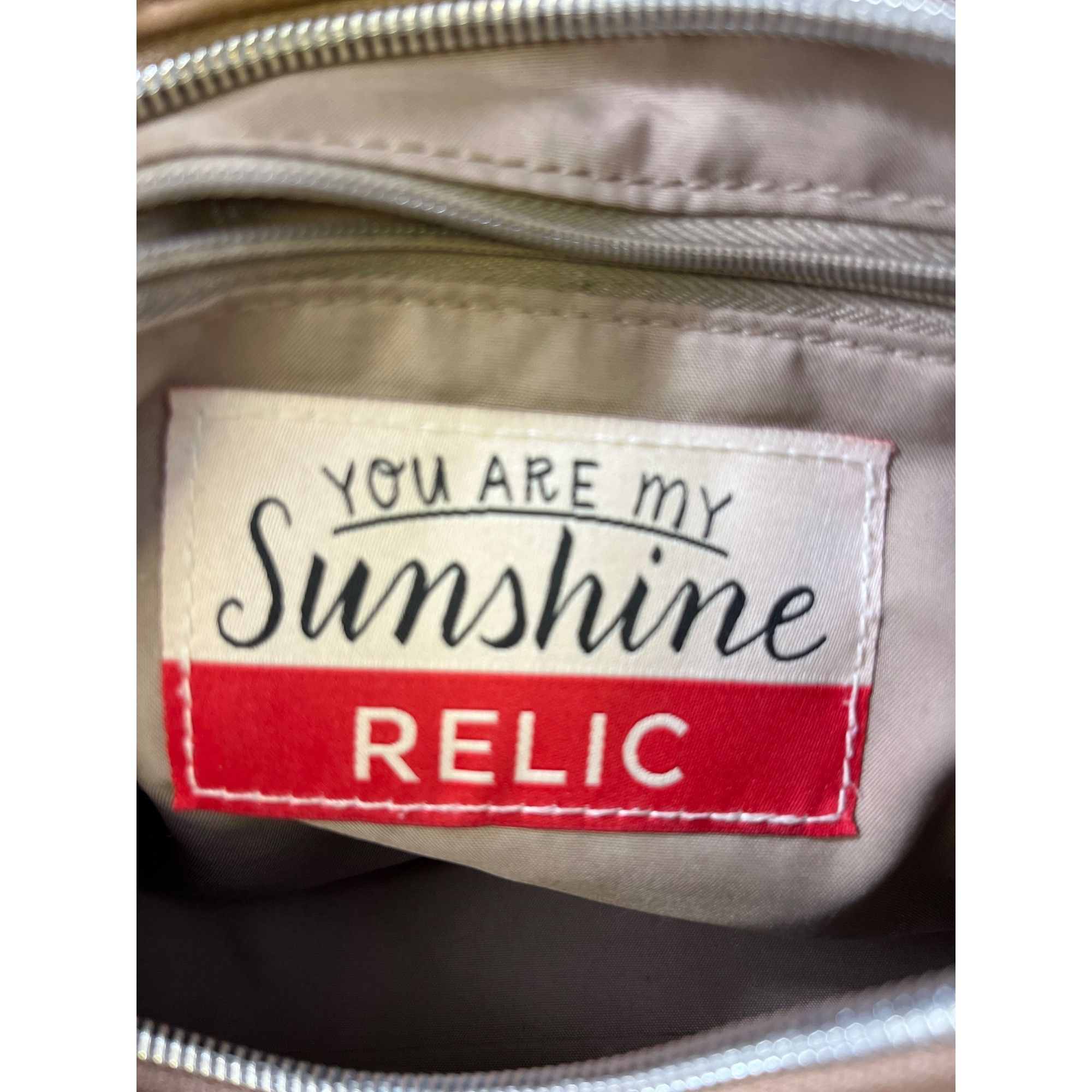 Relic Relic "You Are My Sunshine" Women's Tan Crossbody Purse SKU Size ONE SIZE - 7 Thumbnail