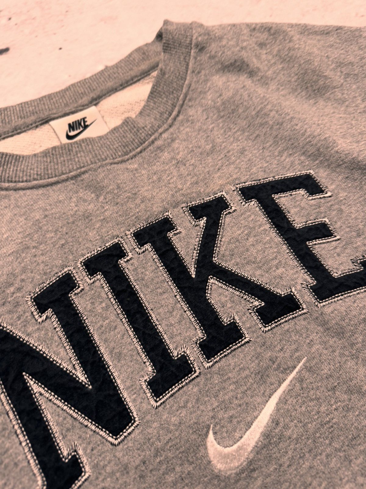 Nike × Vintage NIKE VINTAGE CENTER LOGO OVERSIZE BOXY SWEATSHIRT Size US M / EU 48-50 / 2 - 5 Thumbnail
