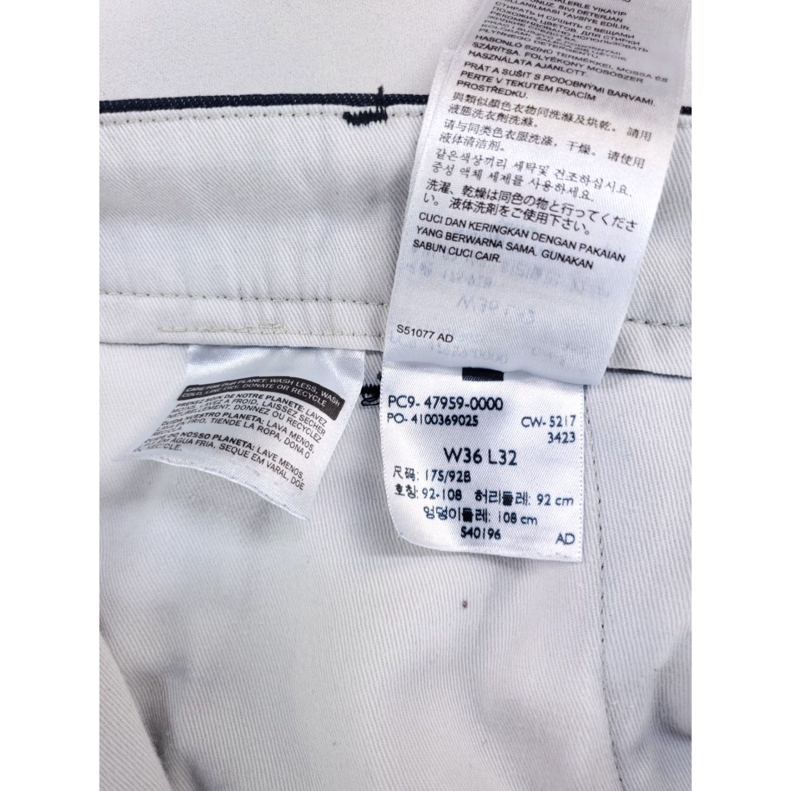 Levi's Levi's Sta-Prest Premium Pants Blue Mens 38 Regular Pants Chino 31 Inseam 38 x 32 (Actual 38 x 30.5) Size US 38 / EU 54 - 5 Thumbnail