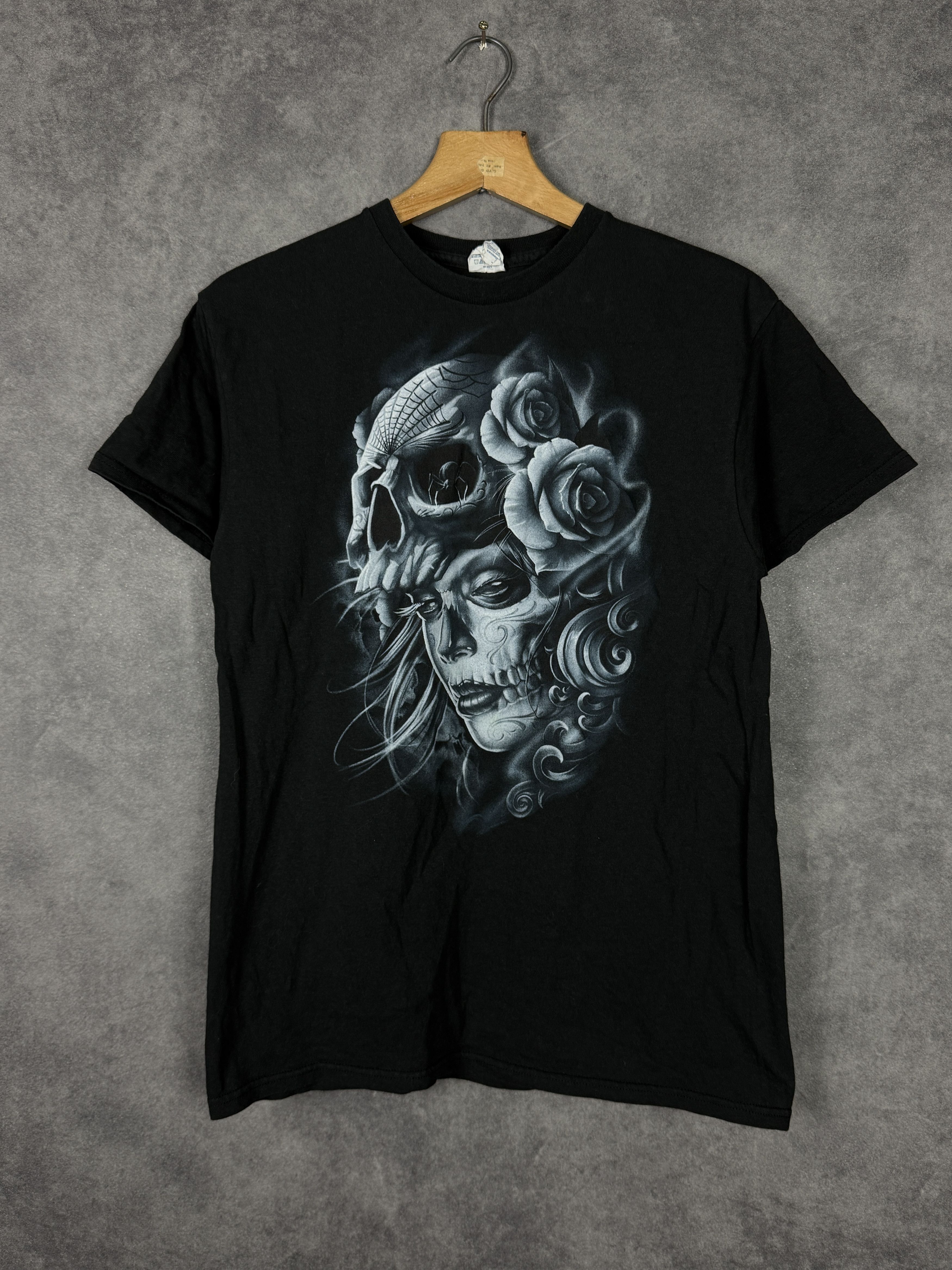 Delta Vintage Delta t-shirt skull print woman Mexican style retro Size US M / EU 48-50 / 2 - 1 Thumbnail