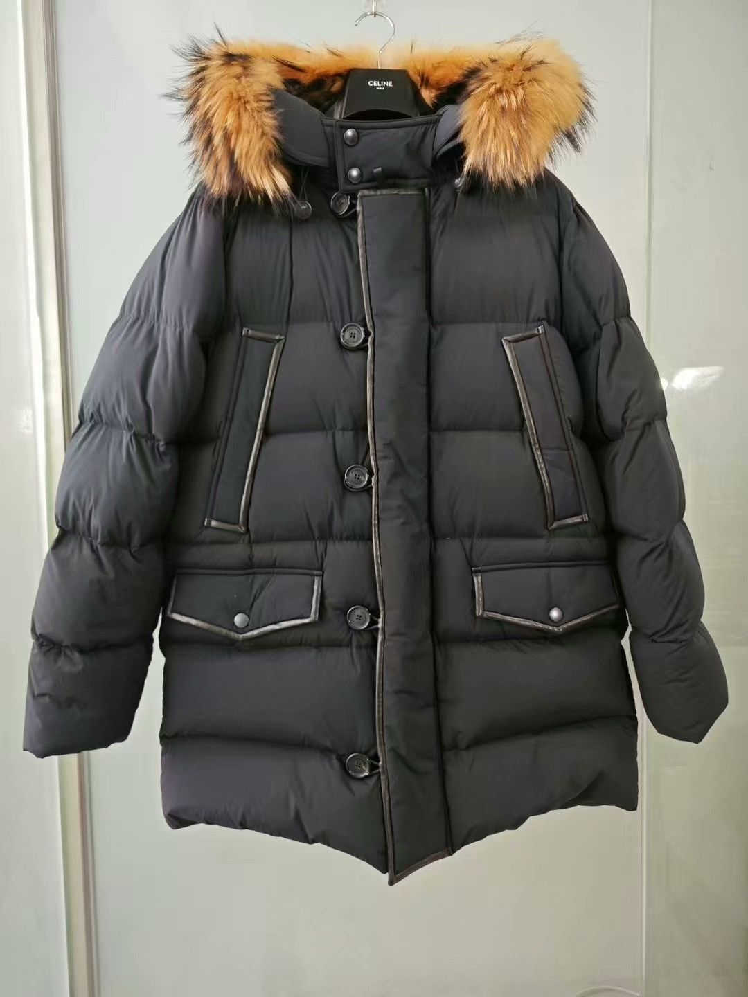 Burberry burberry long puffer coat with fur hood Size US XXL / EU 58 / 5 - 1 Thumbnail