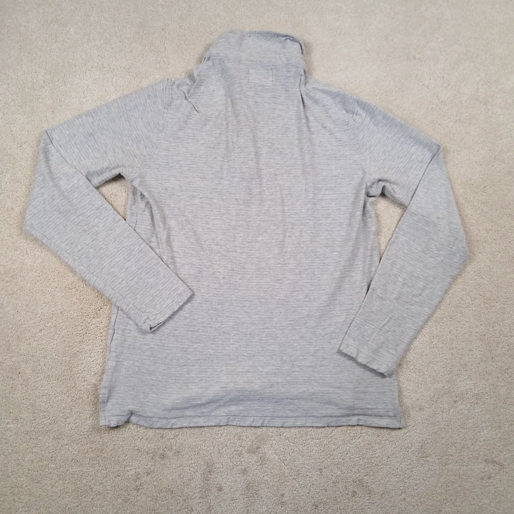 Billy Reid Billy Reid Polo Shirt Mens Medium Gray Cashmere Cotton Knit Long Sleeve Casual Workwear Golf Preppy Vinyl? Size US M / EU 48-50 / 2 - 3 Thumbnail