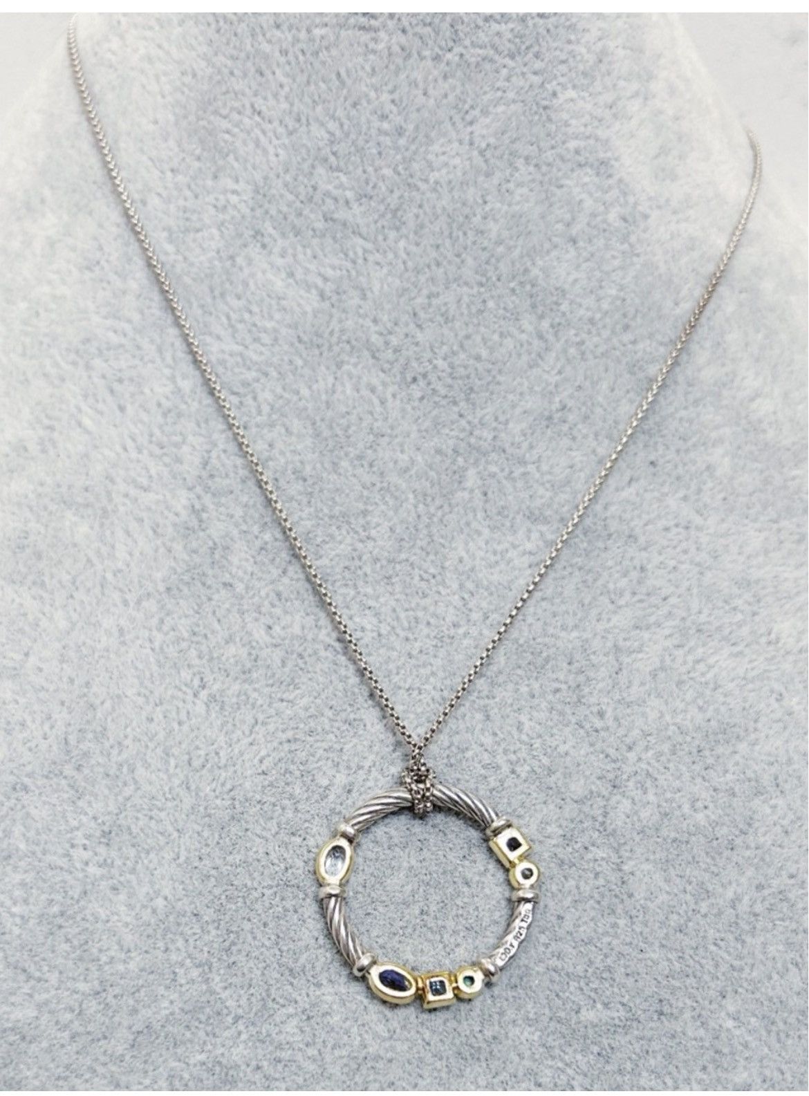 David Yurman Authentic David Yurman Confetti 925 & 14kt Gold Necklace Size ONE SIZE - 8 Thumbnail